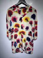 Sasquatchfabrix Multicolor Tribal Pattern Shirt XL