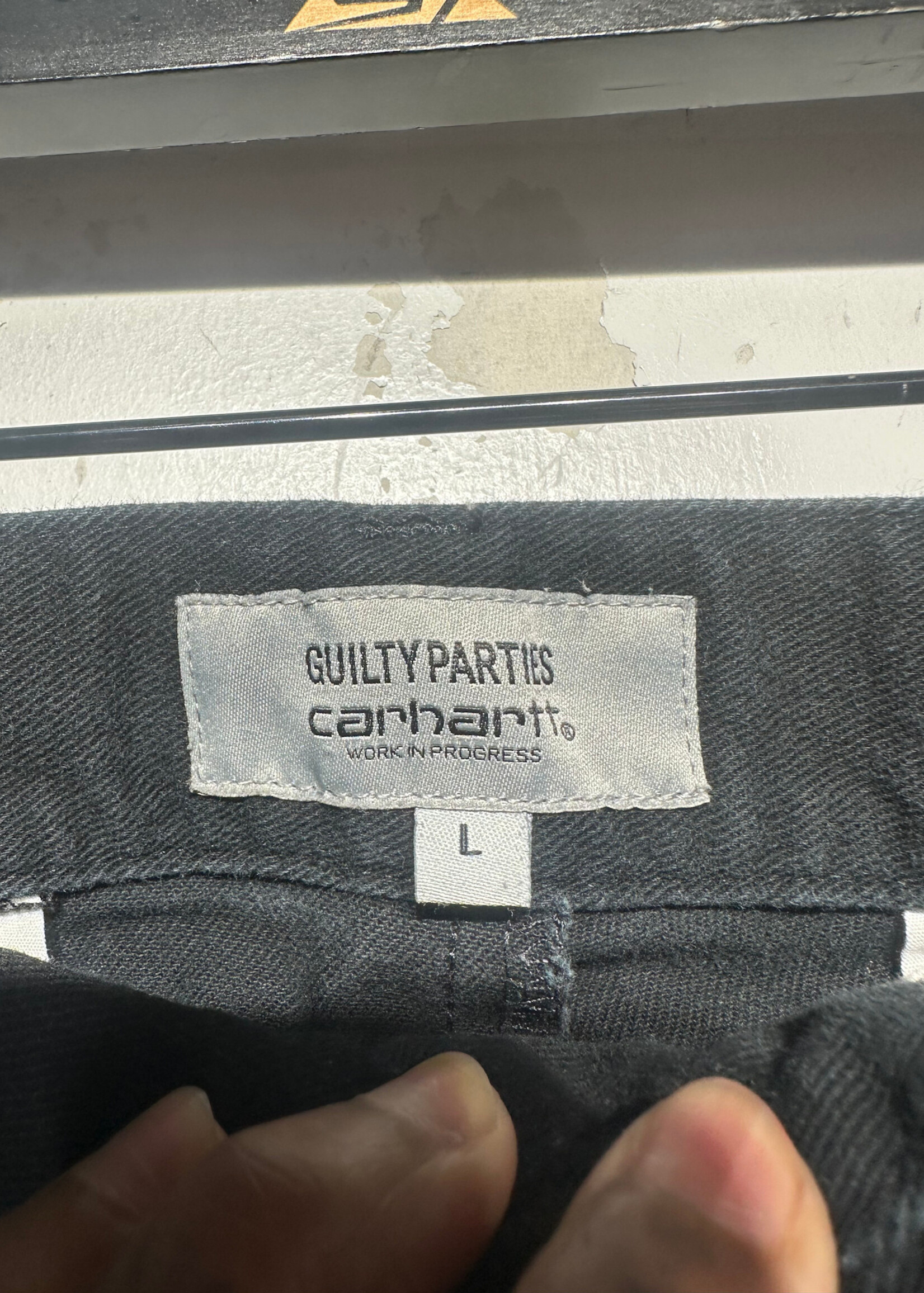 Guilty Parties X Carhartt WIP Black Fitted Pants 34
