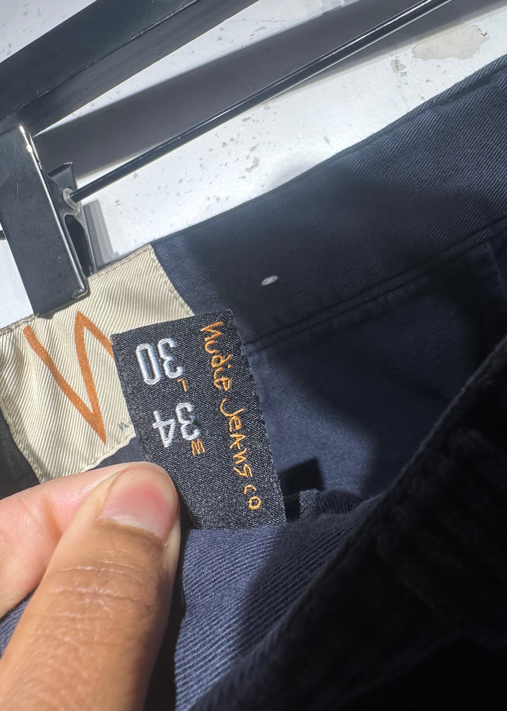 Nudie Jeans Navy Cord Pants 34/30