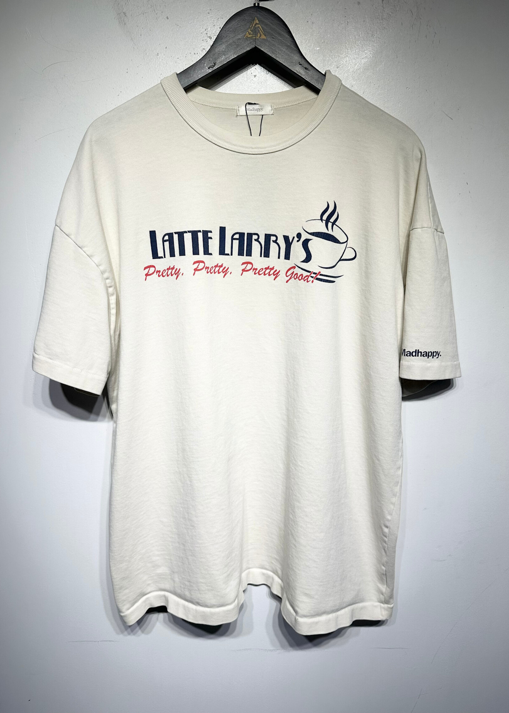 Madhappy White Latte Larrys Tee XL
