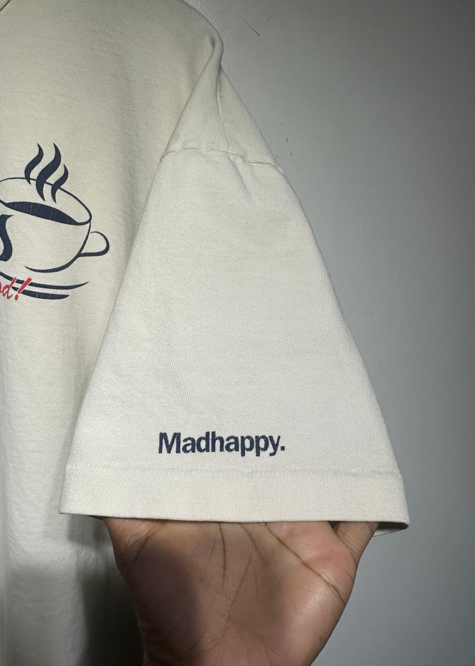 Madhappy White Latte Larrys Tee XL