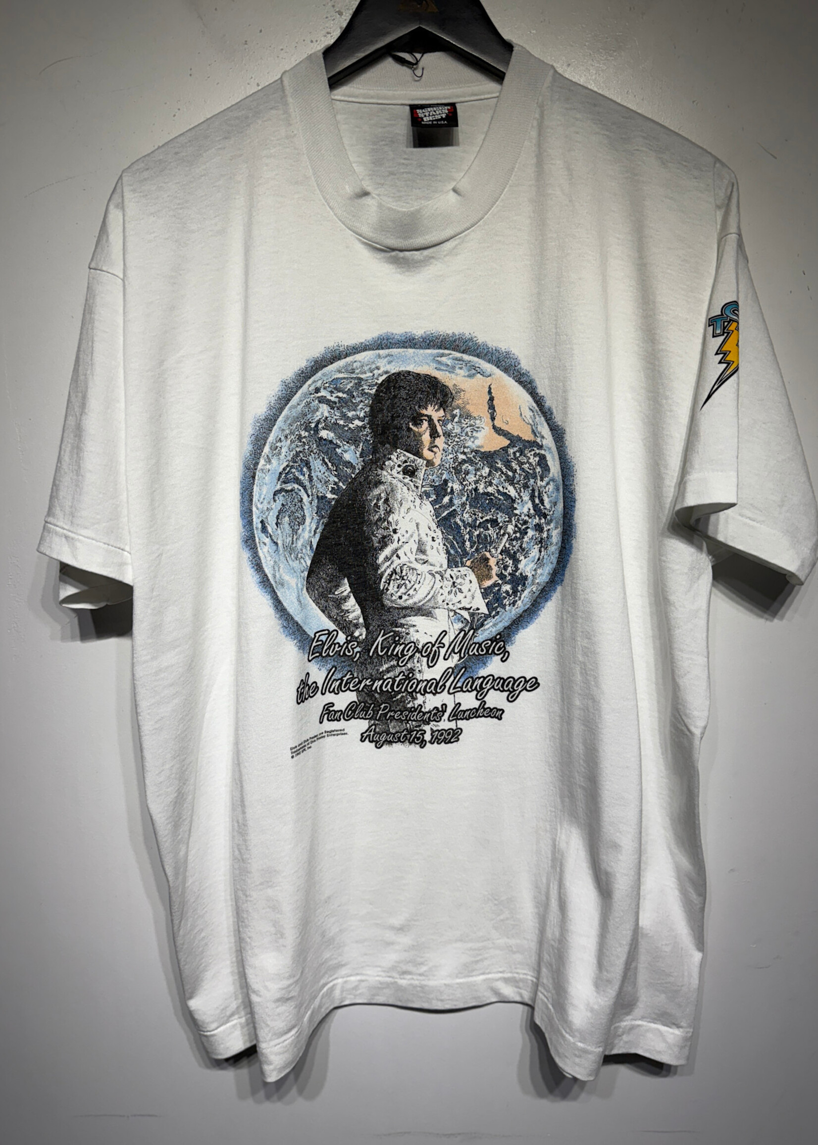 Elvis Vintage 92 White Tee XXL