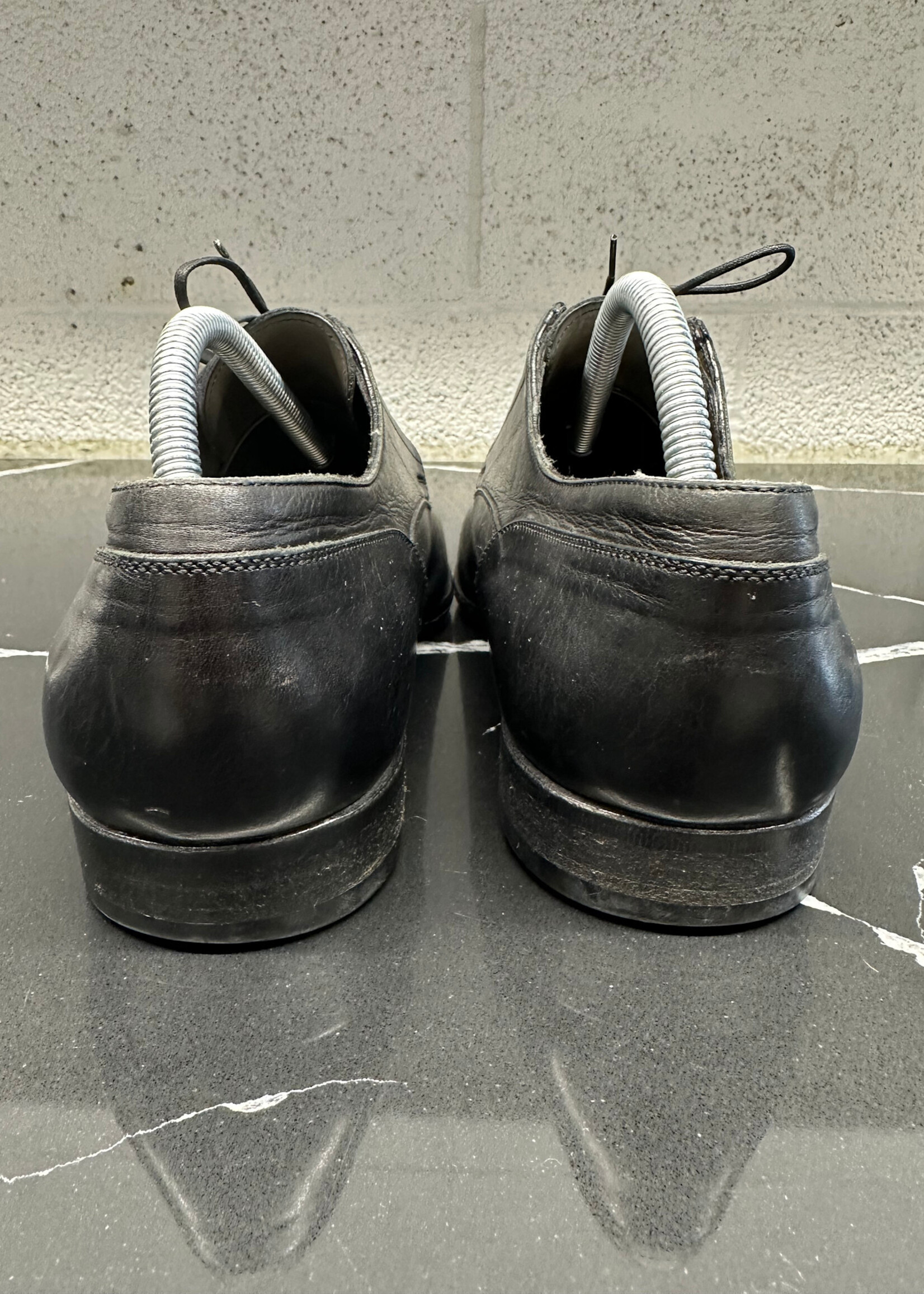 Louis Vuitton Black Point Toe Derbie  LV 8.5 Fits 9.5