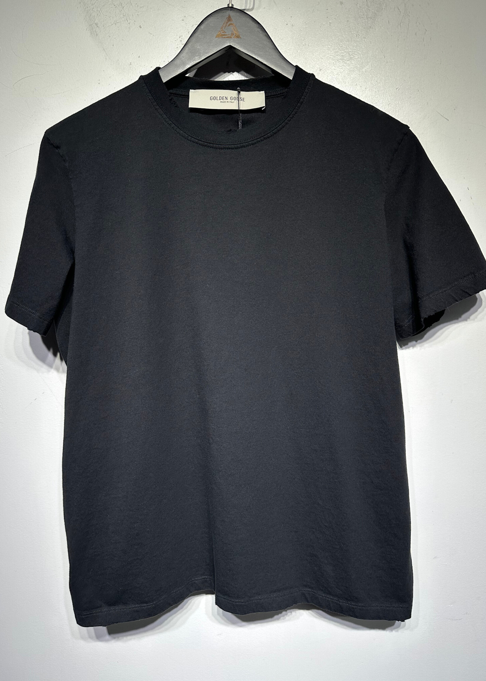 Golden Goose Black Distressed Tee L