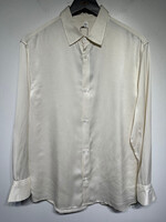 Lily Silk Crème LS Silk Blouse M