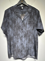 Lily Silk Blue Black Printed SS Silk BU M