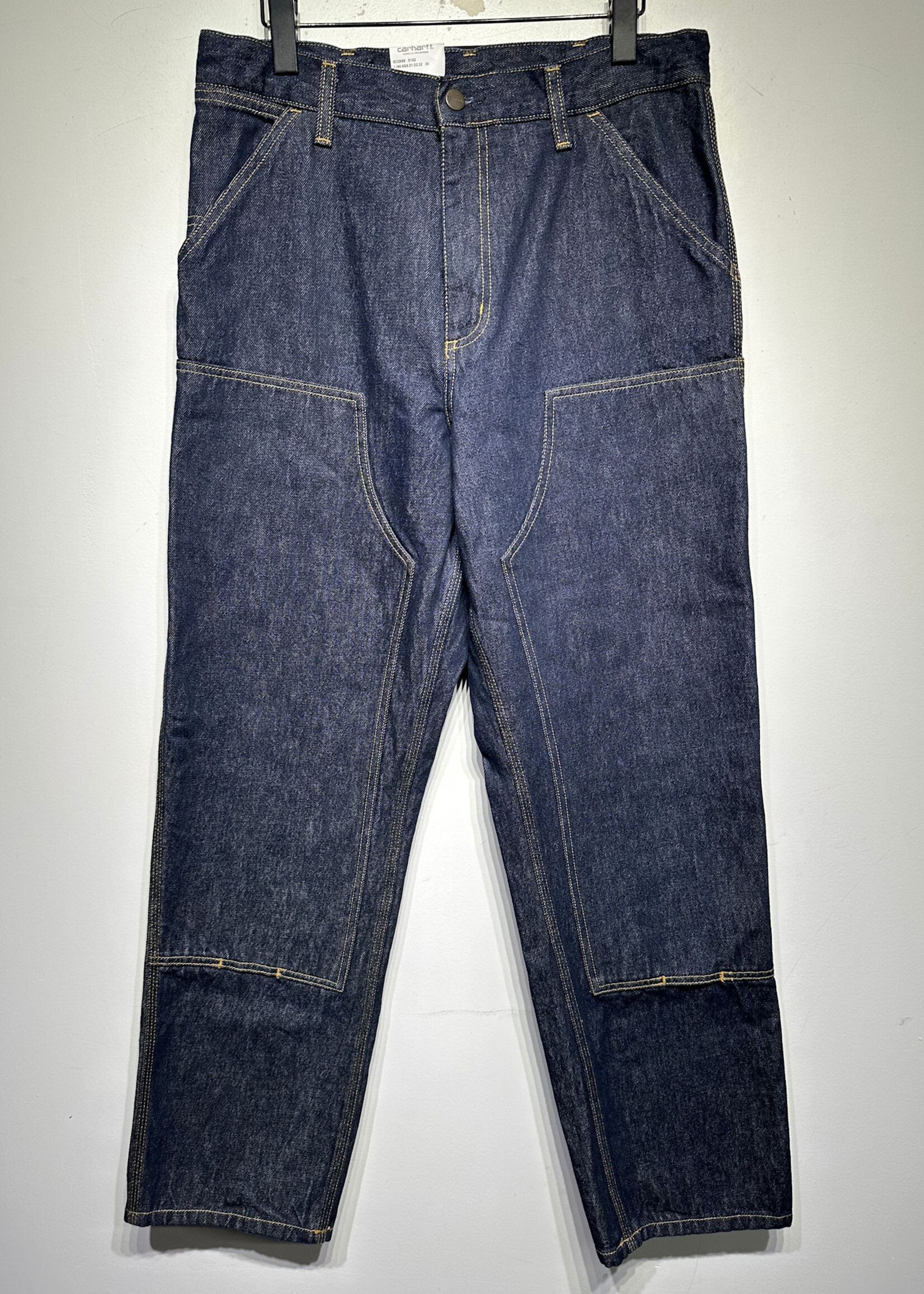 NWT Carhartt WIP Dark Wash Double Knees Masc 30