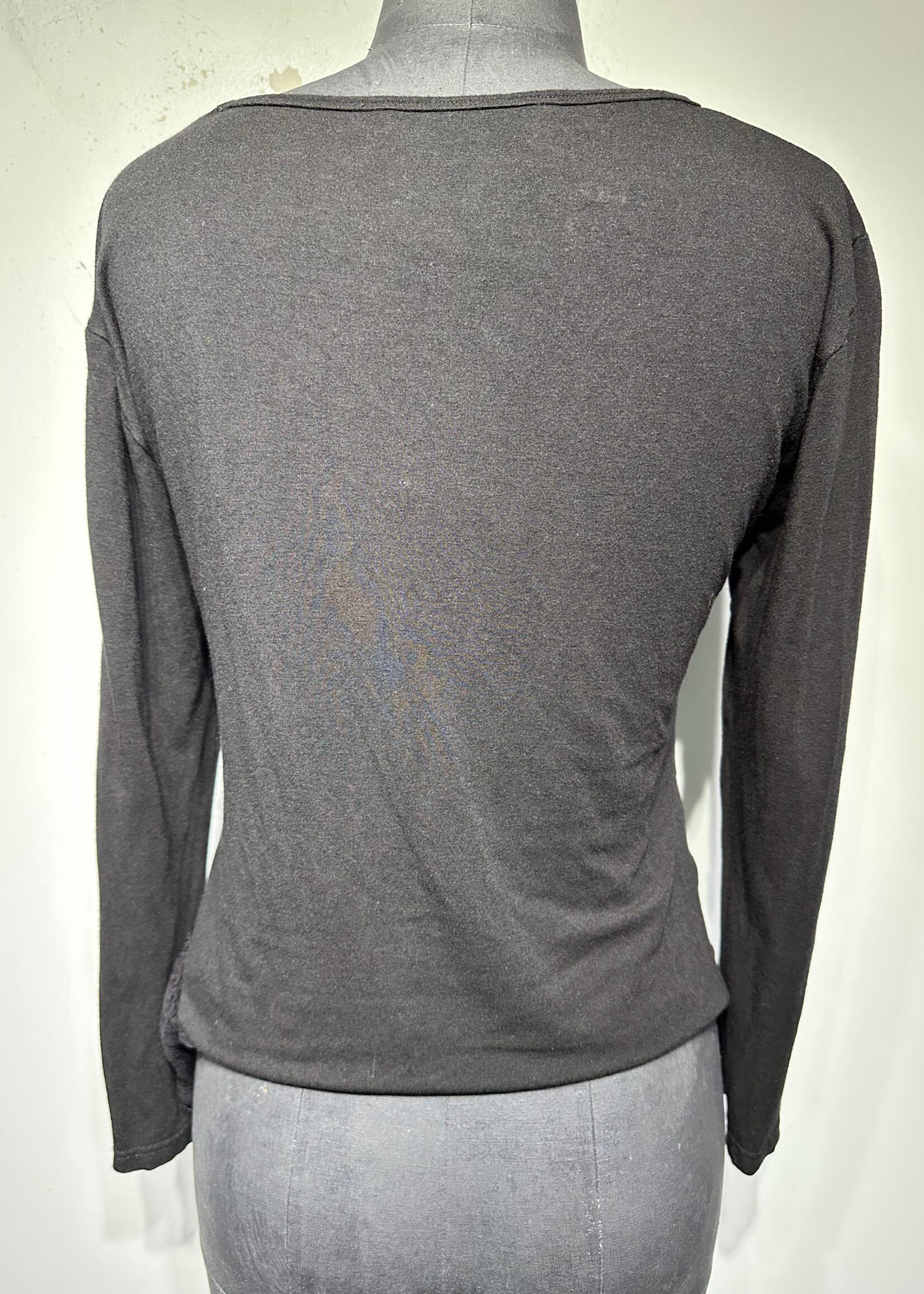 Nikky Mosaic Y2K Black Avant Garde LS M