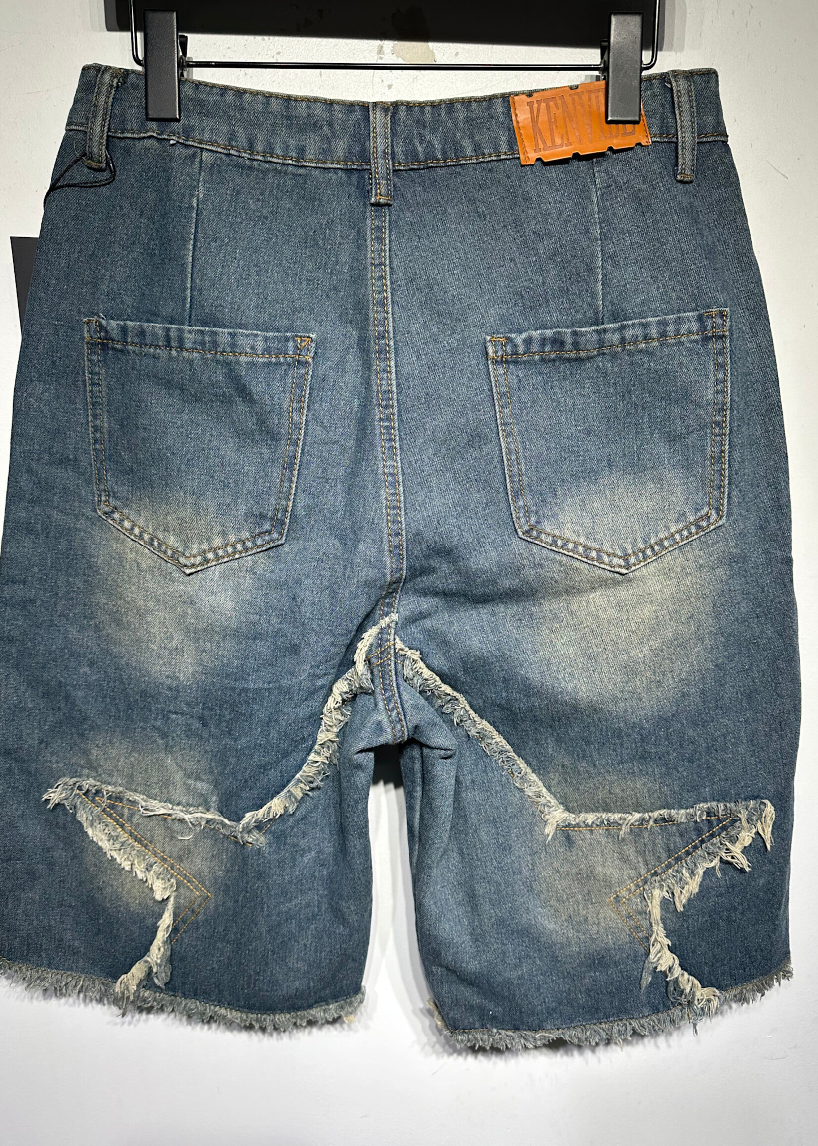 Supermade Star Fringe Baggy Jorts Unisex 30