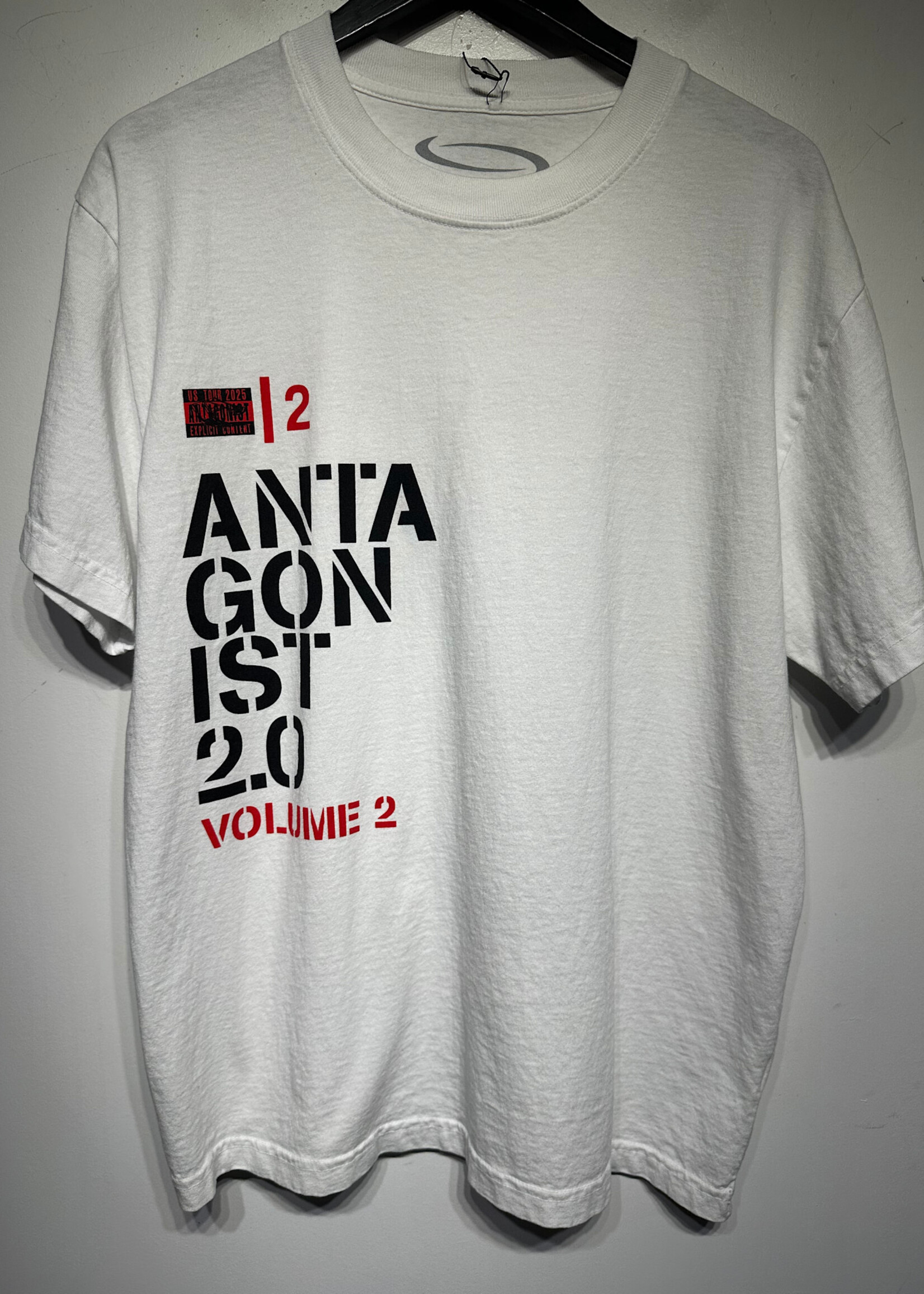 Antagonist Tour White Graphic Playboi Carti Tee Masc M