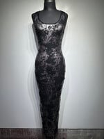 NWT Diesel X Savage Fenty Metallic Maxi Dress S