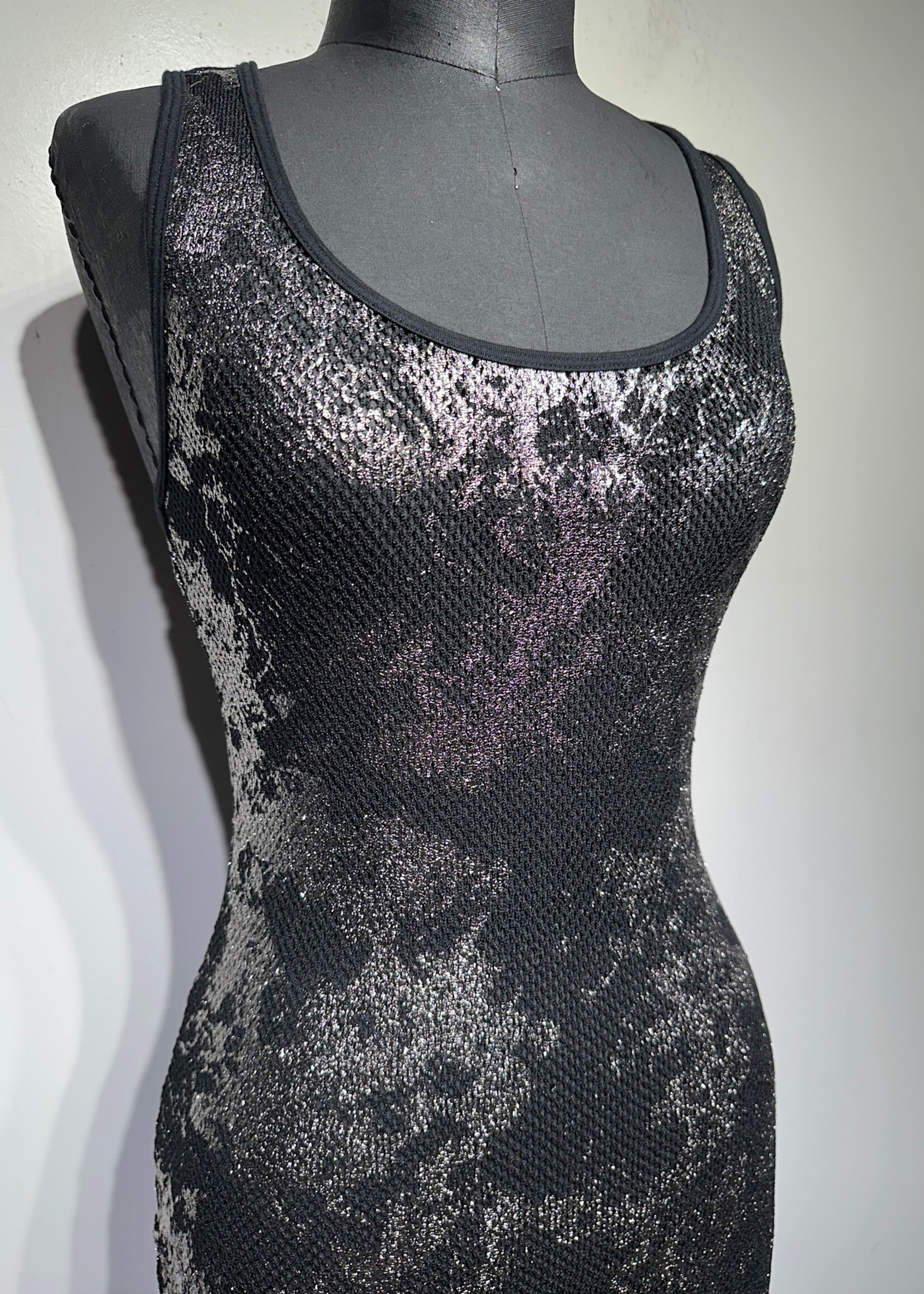 NWT Diesel X Savage Fenty Metallic Maxi Dress S