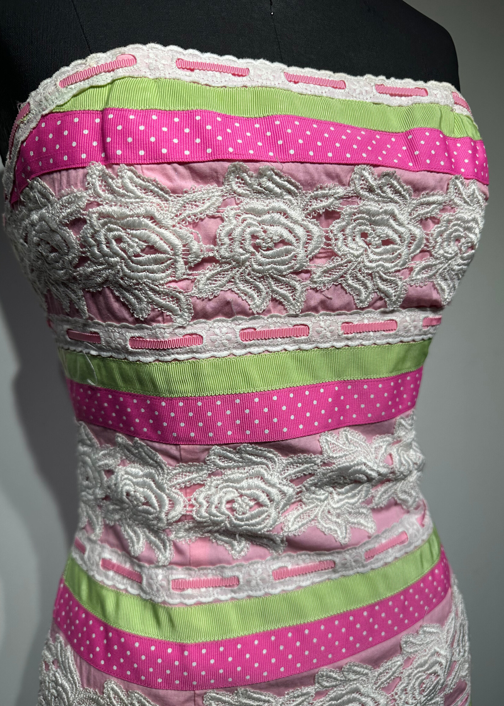 Lily Pulitzer Y2K Pink Strapless Dress S