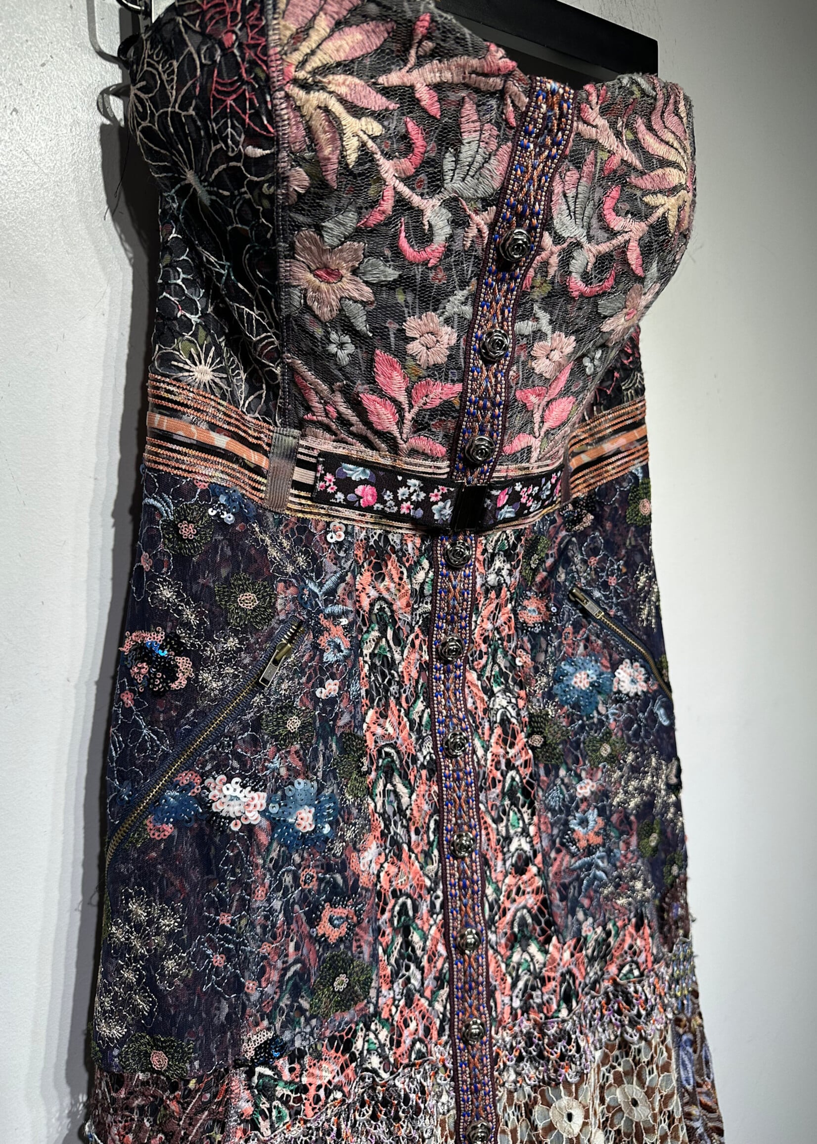 In Earnest Multicolor Lace Maxi Dress S (Retail: $807)