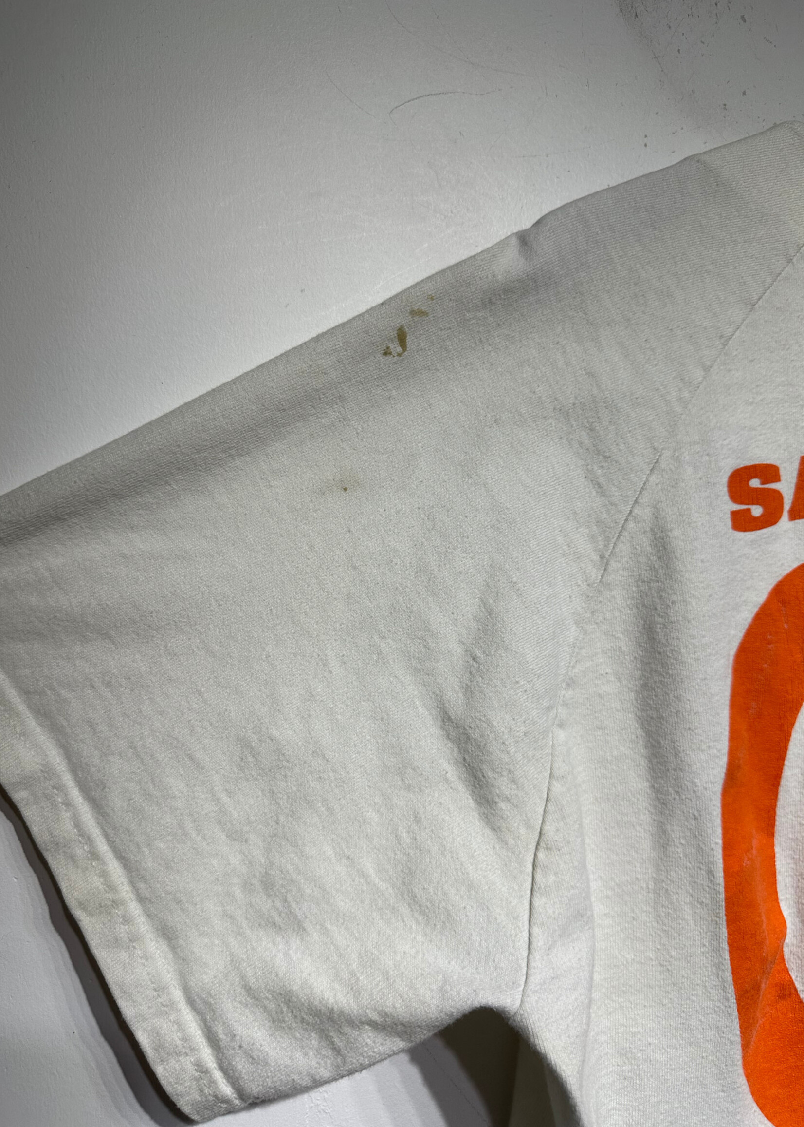 Hooters White Orange Vintage Baseball Jersey L