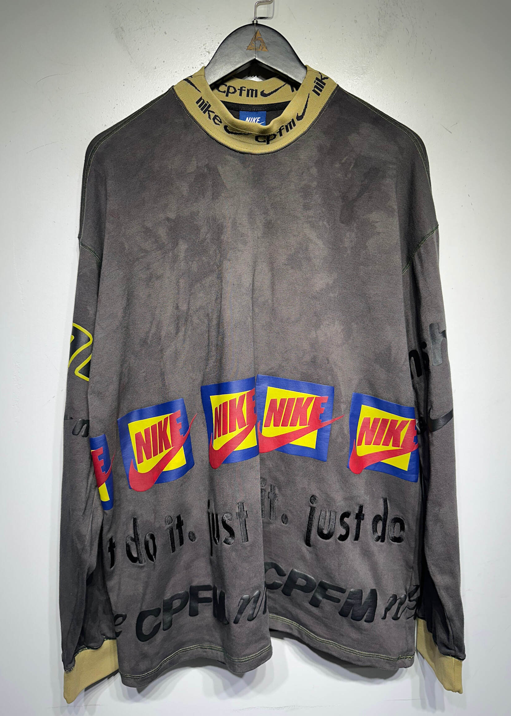 CPFM x Nike Just Do It Dyed Mock Neck Tee M