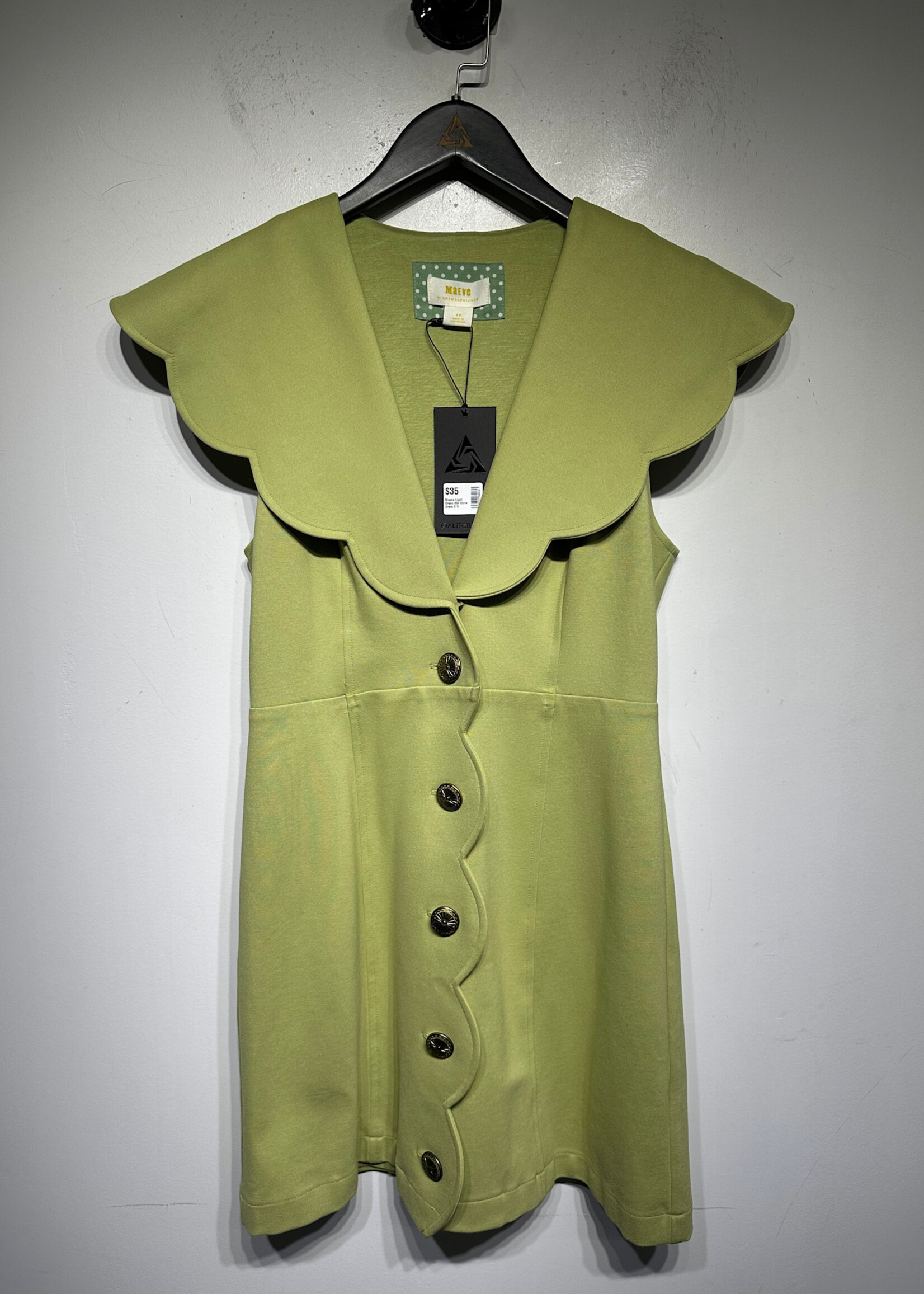 Maeve Light Green 60s Style Dress S