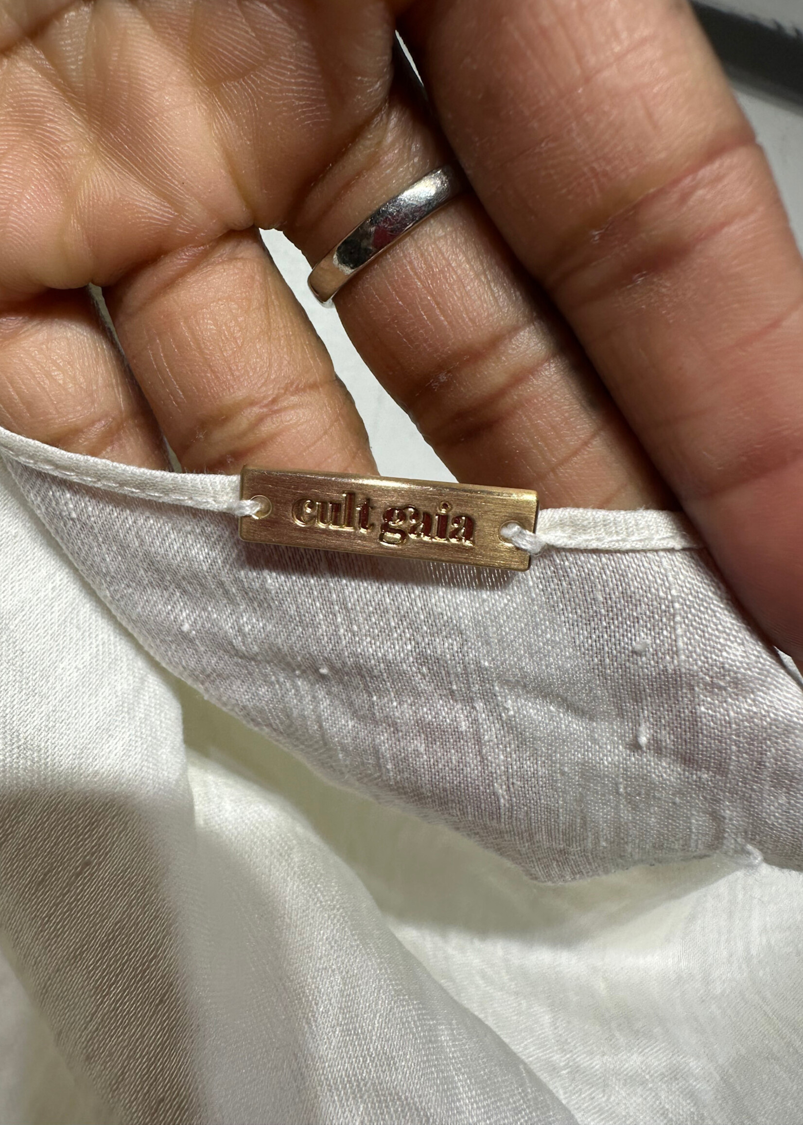 Cult Gaia Jadis Off White Top S Retail: $598