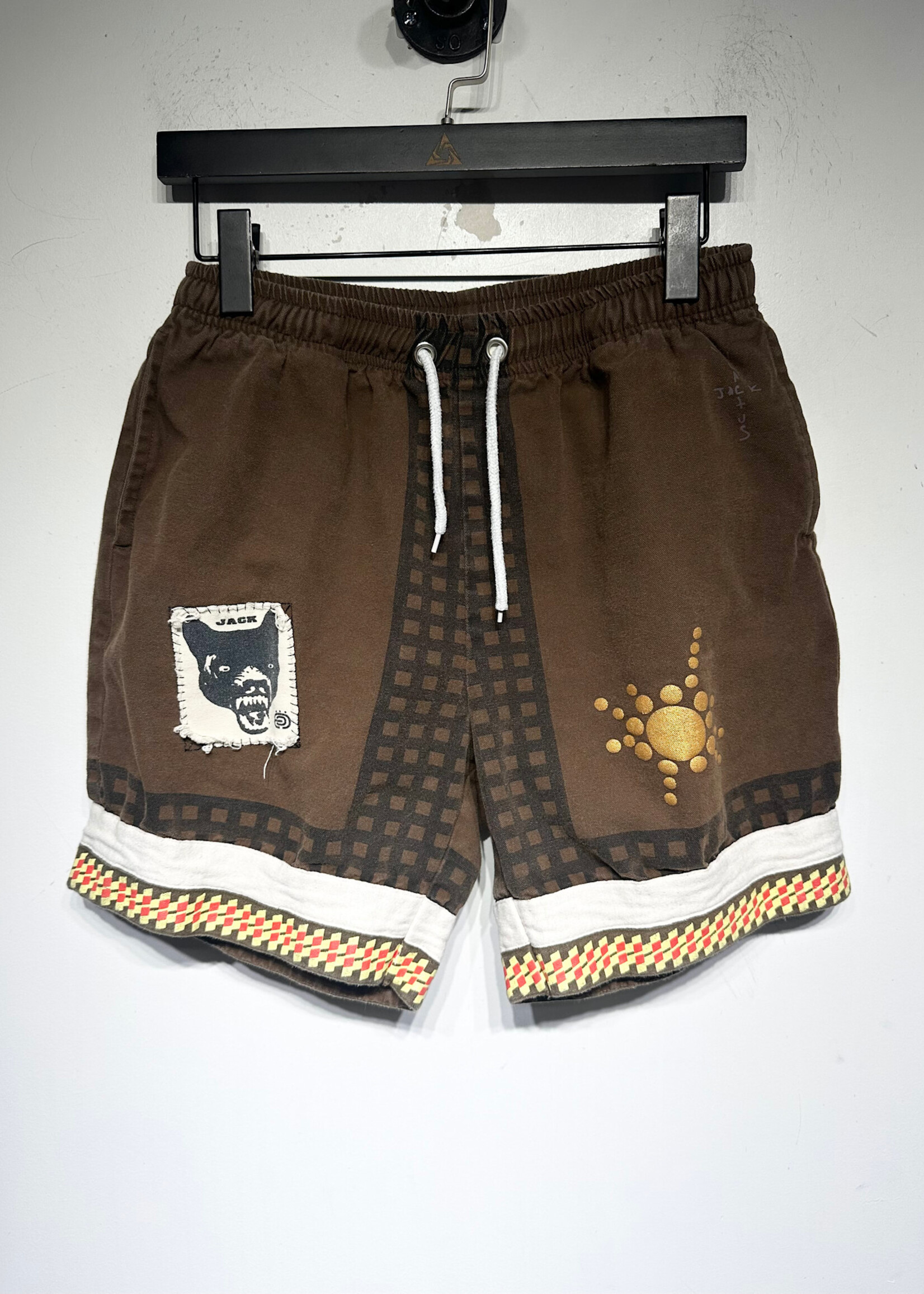 Travis Scott Cactus Jack Dog Patch Shorts Masc 30-32