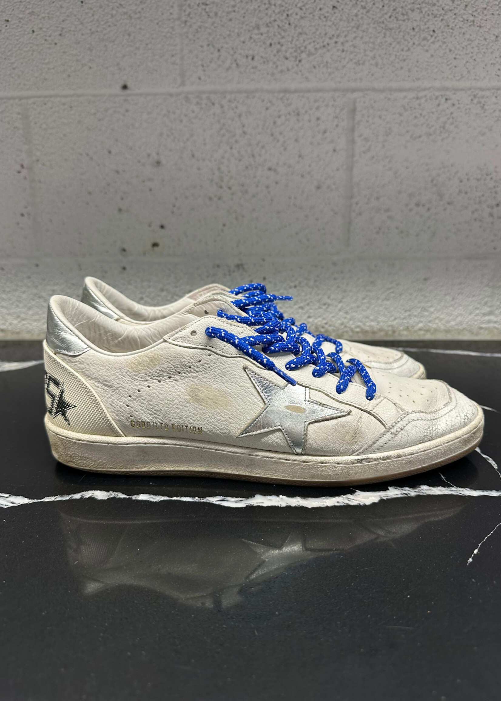 Golden Goose White / Blue Ballstar Masc 10