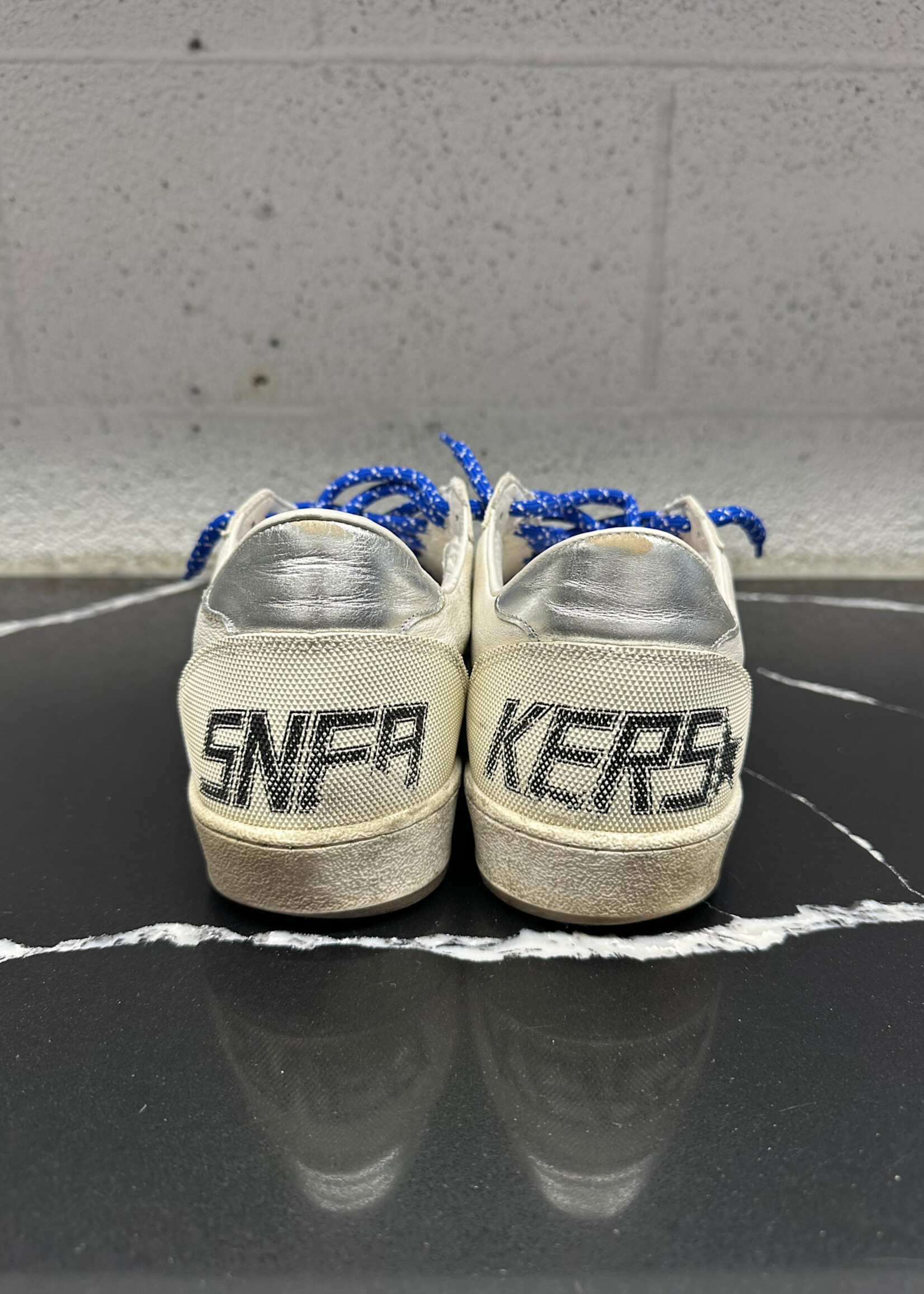 Golden Goose White / Blue Ballstar Masc 10