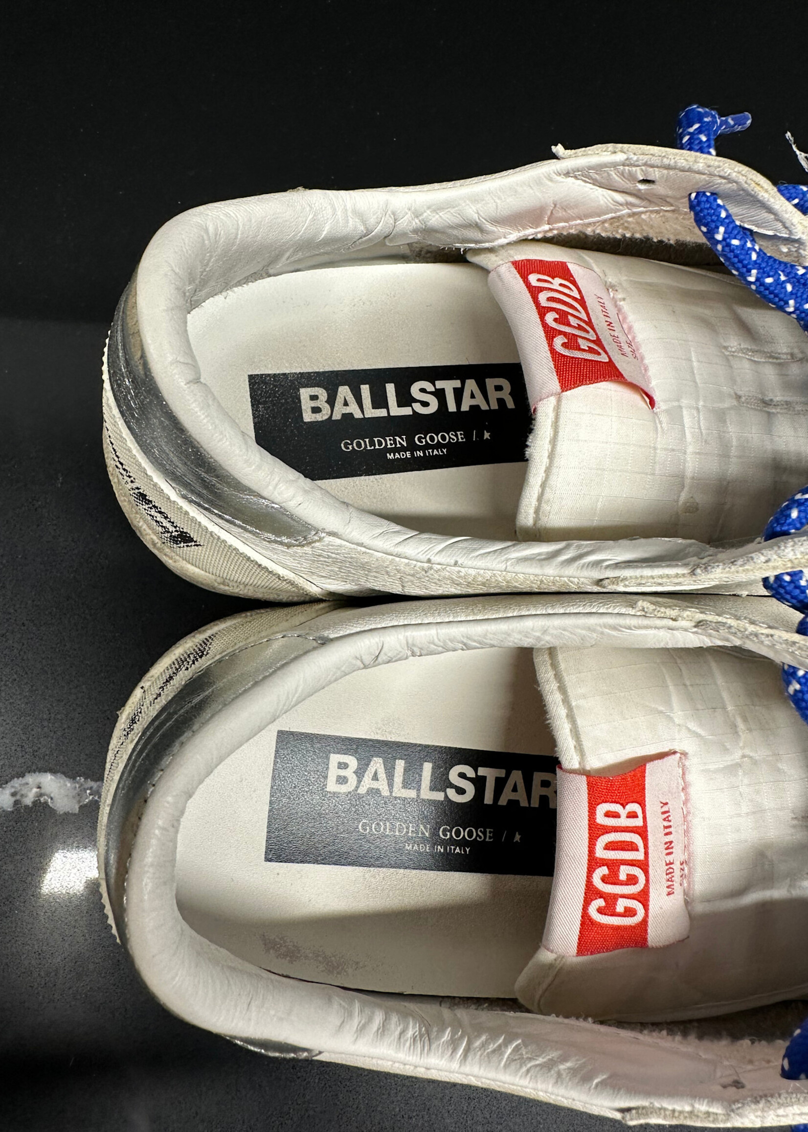Golden Goose White / Blue Ballstar Masc 10