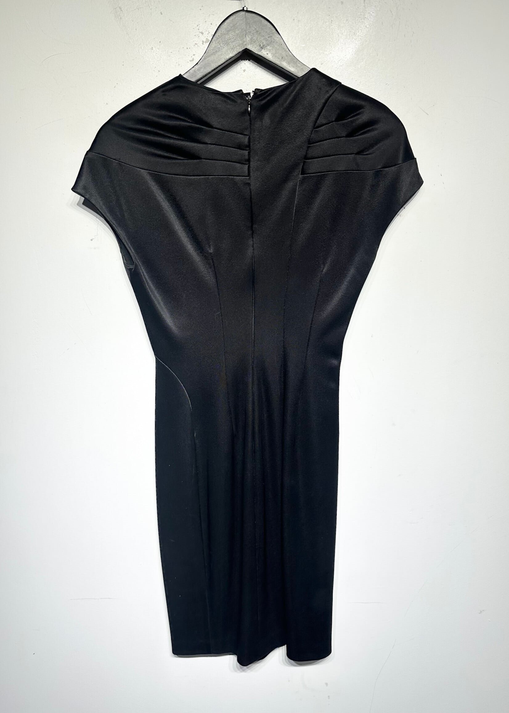 Prada Black Asymmetrical SS Dress AS IS M
