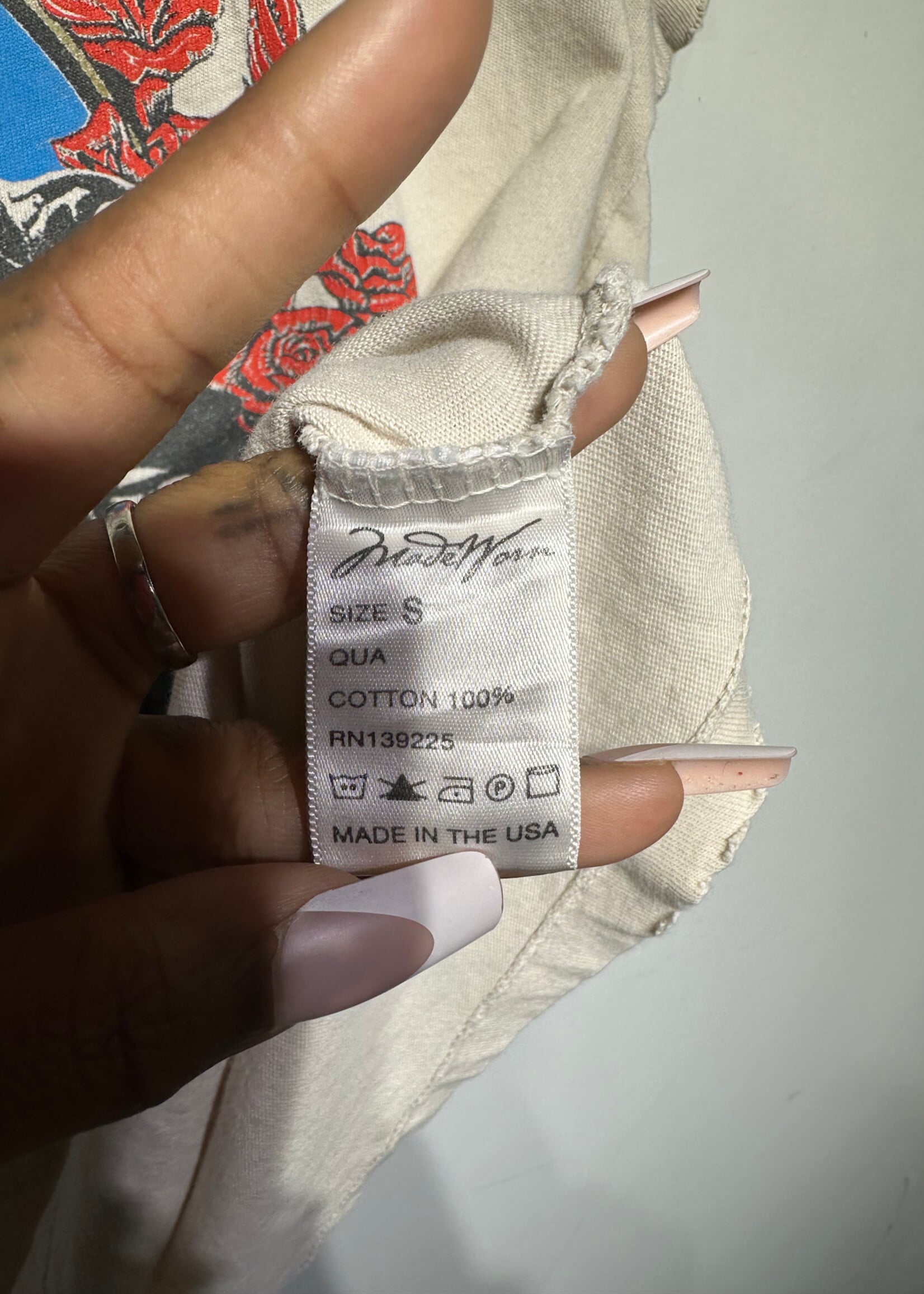 Madeworn Lionel Richie White Tee Masc S