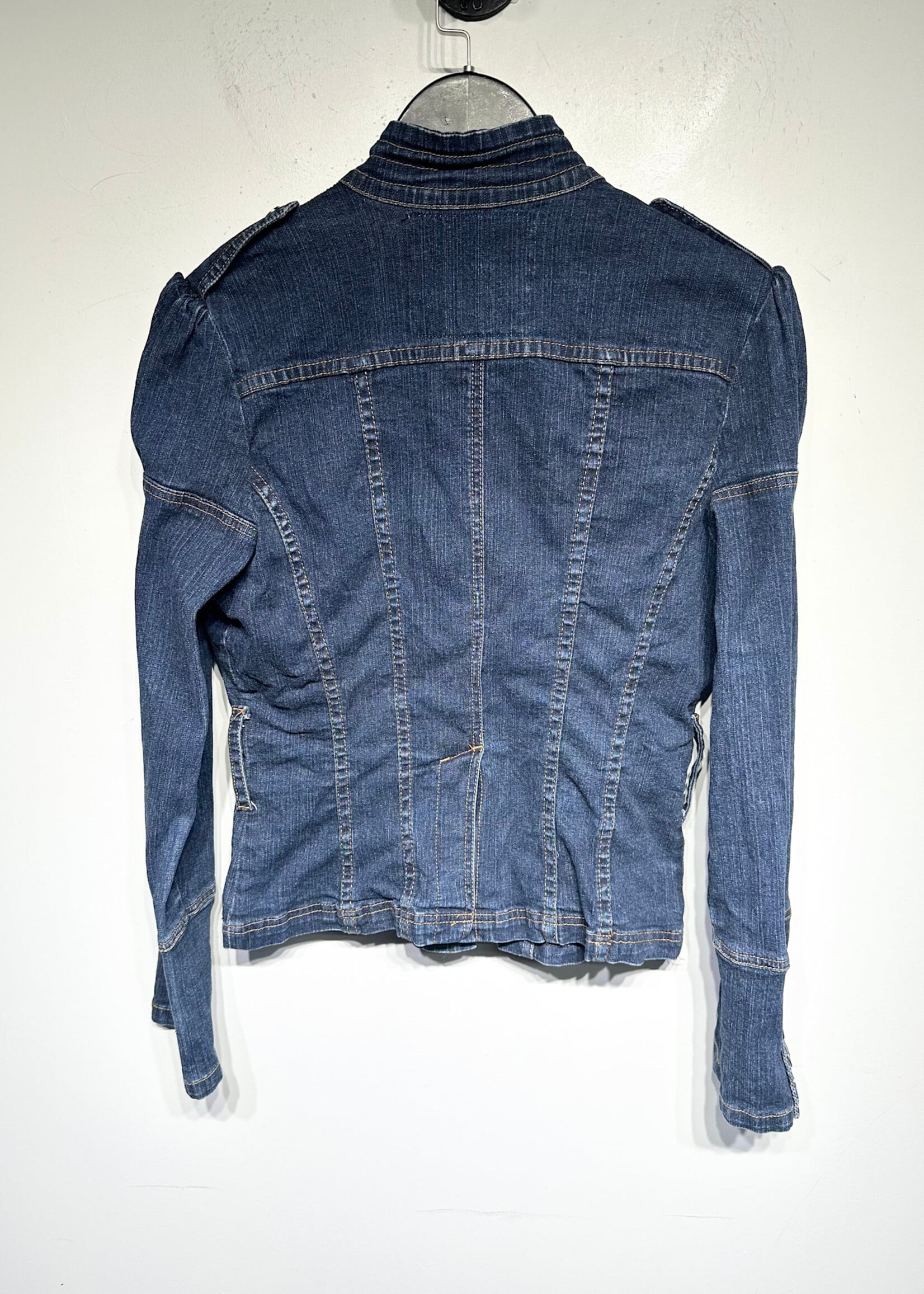 Baby Phat Dark Wash Denim Jacket Fem L