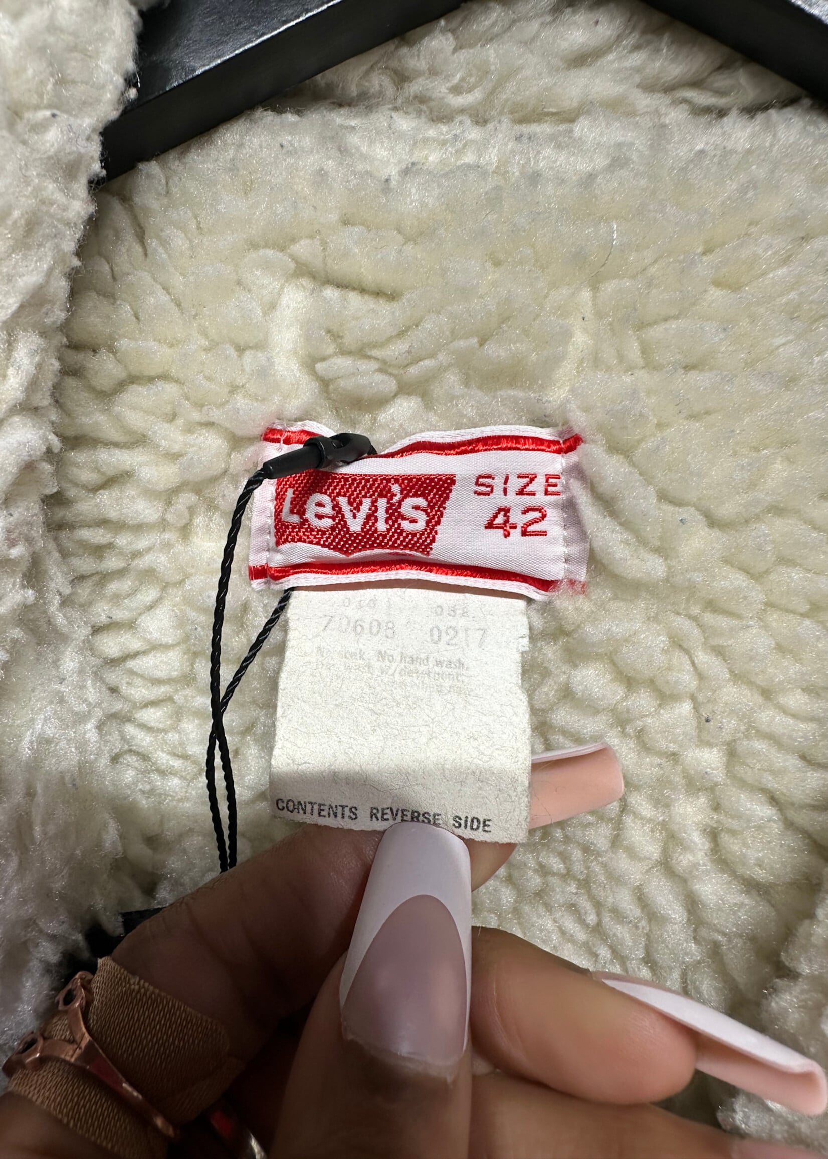 Levis Orange Tab Sherpa Lined Jacket Masc L