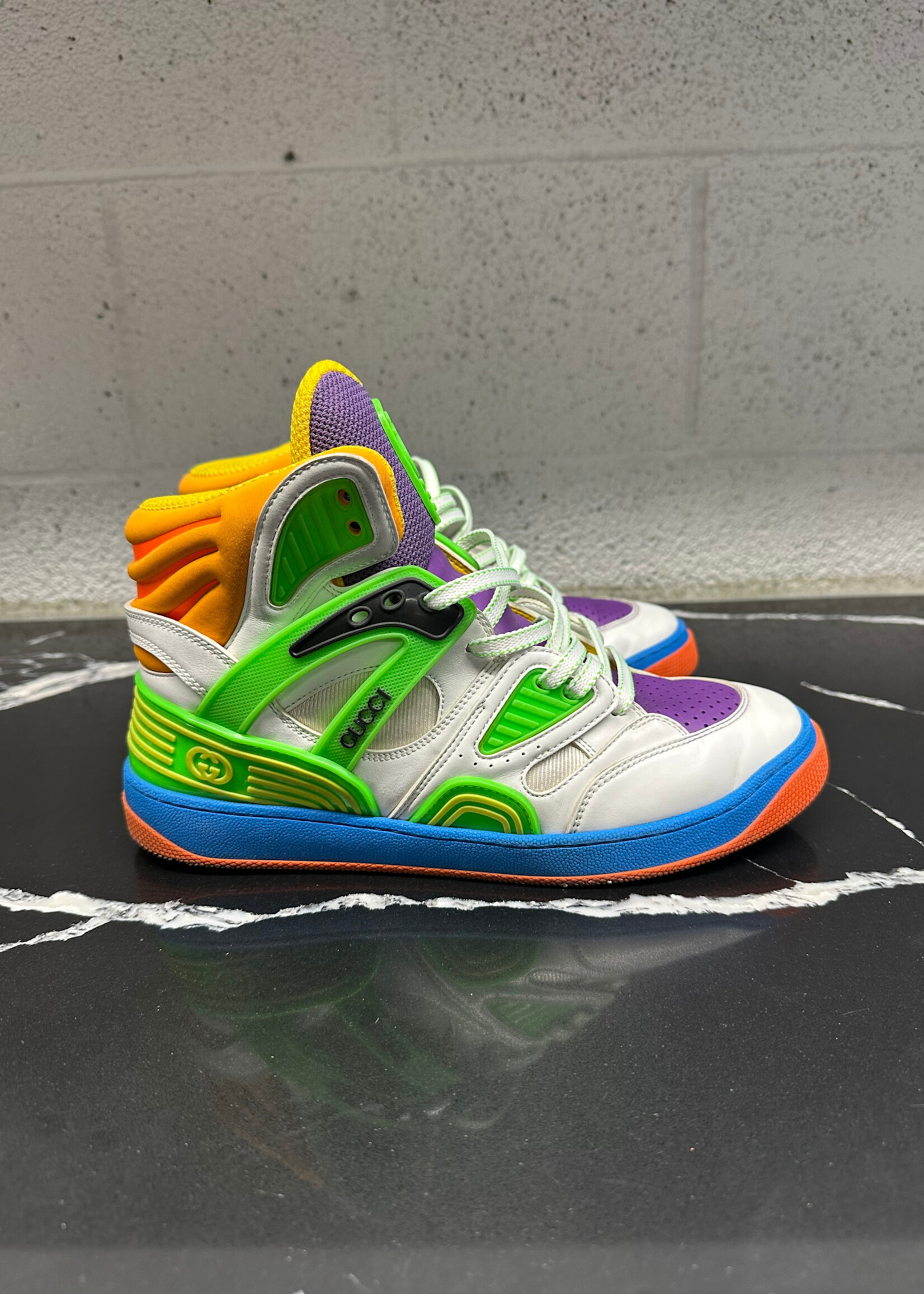 Gucci Multicolor Basket Sneaker 38/7.5