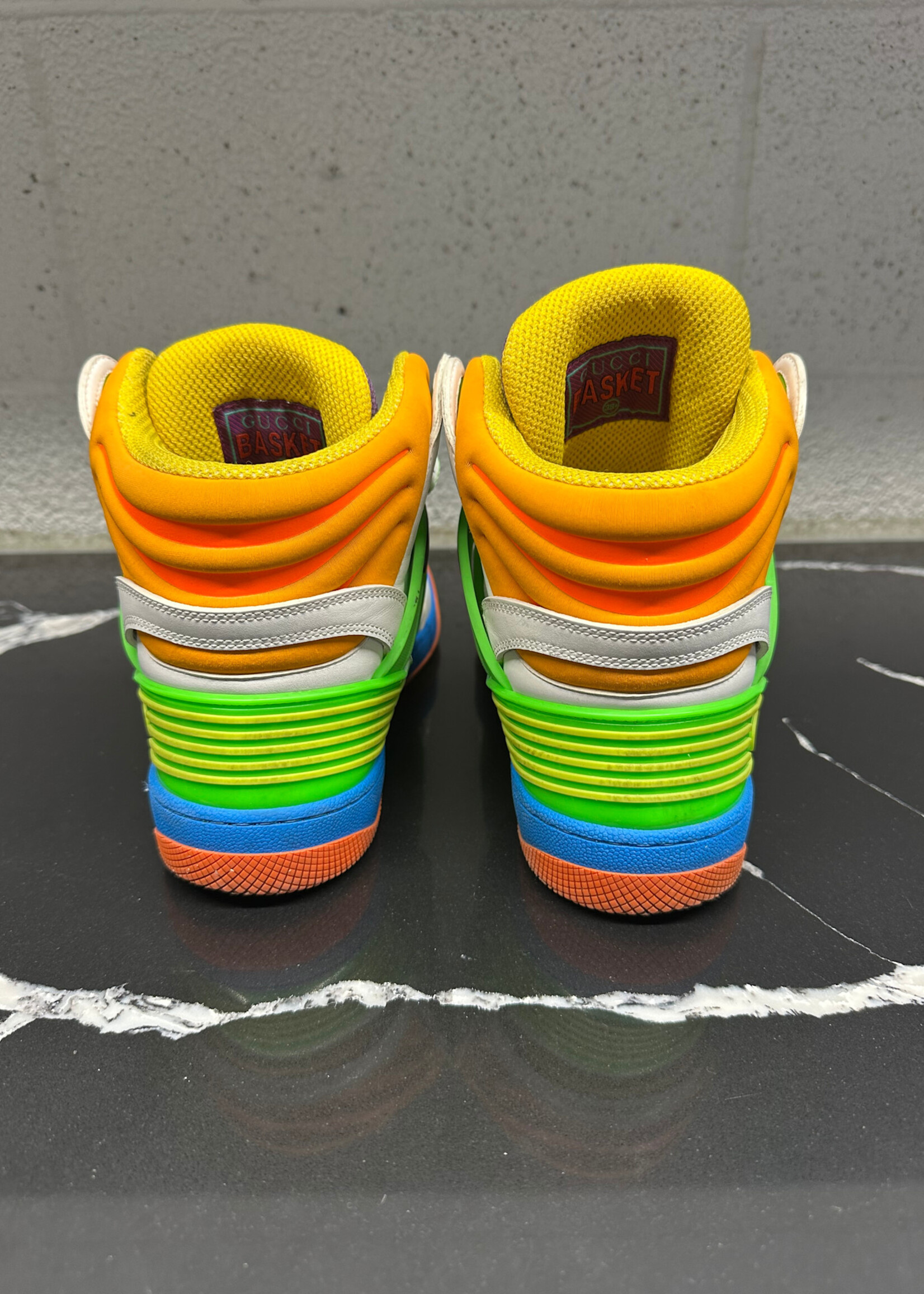 Gucci Multicolor Basket Sneaker 38/7.5
