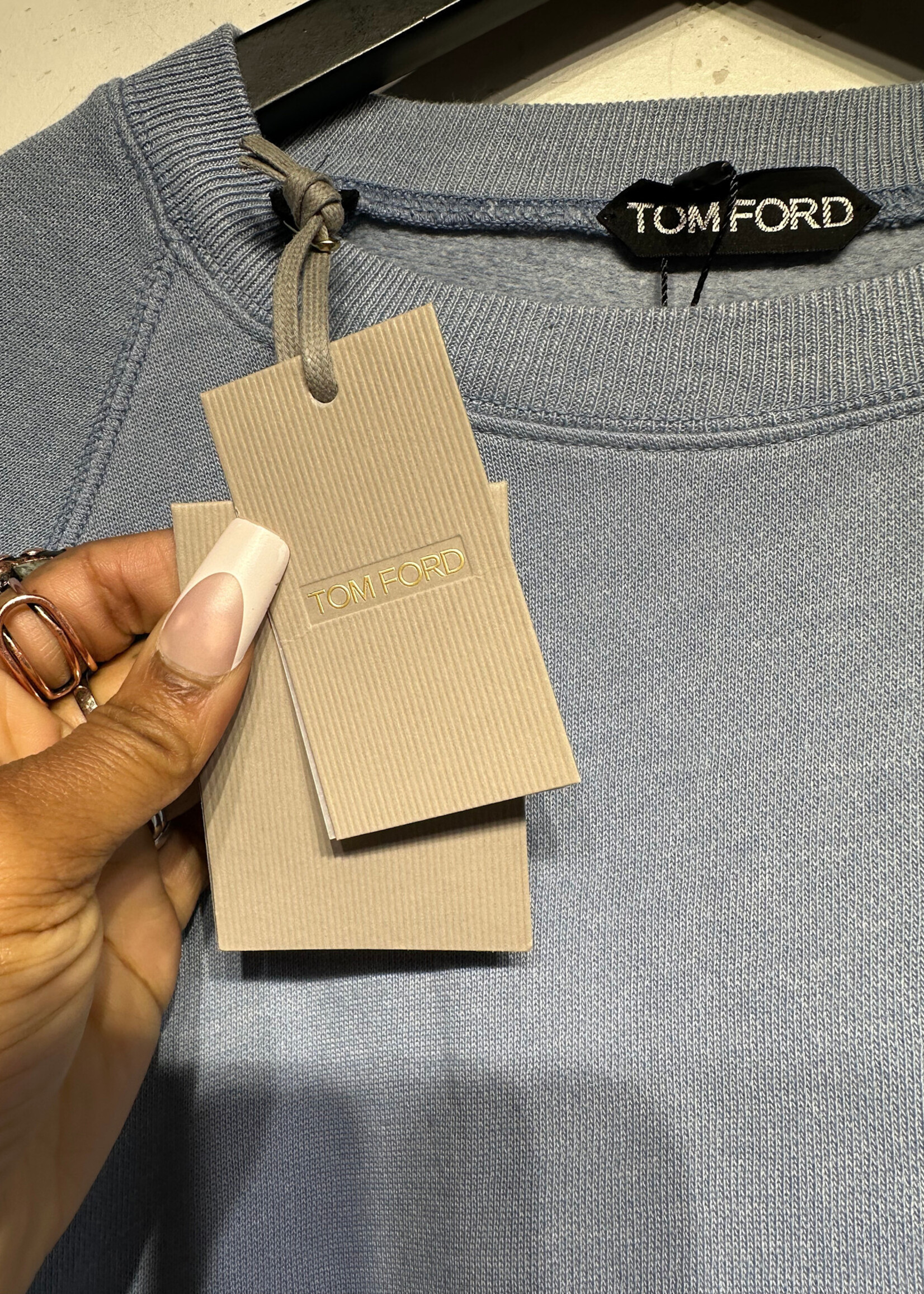 Tom Ford NWT Aqua "Vintage" Sweater XL