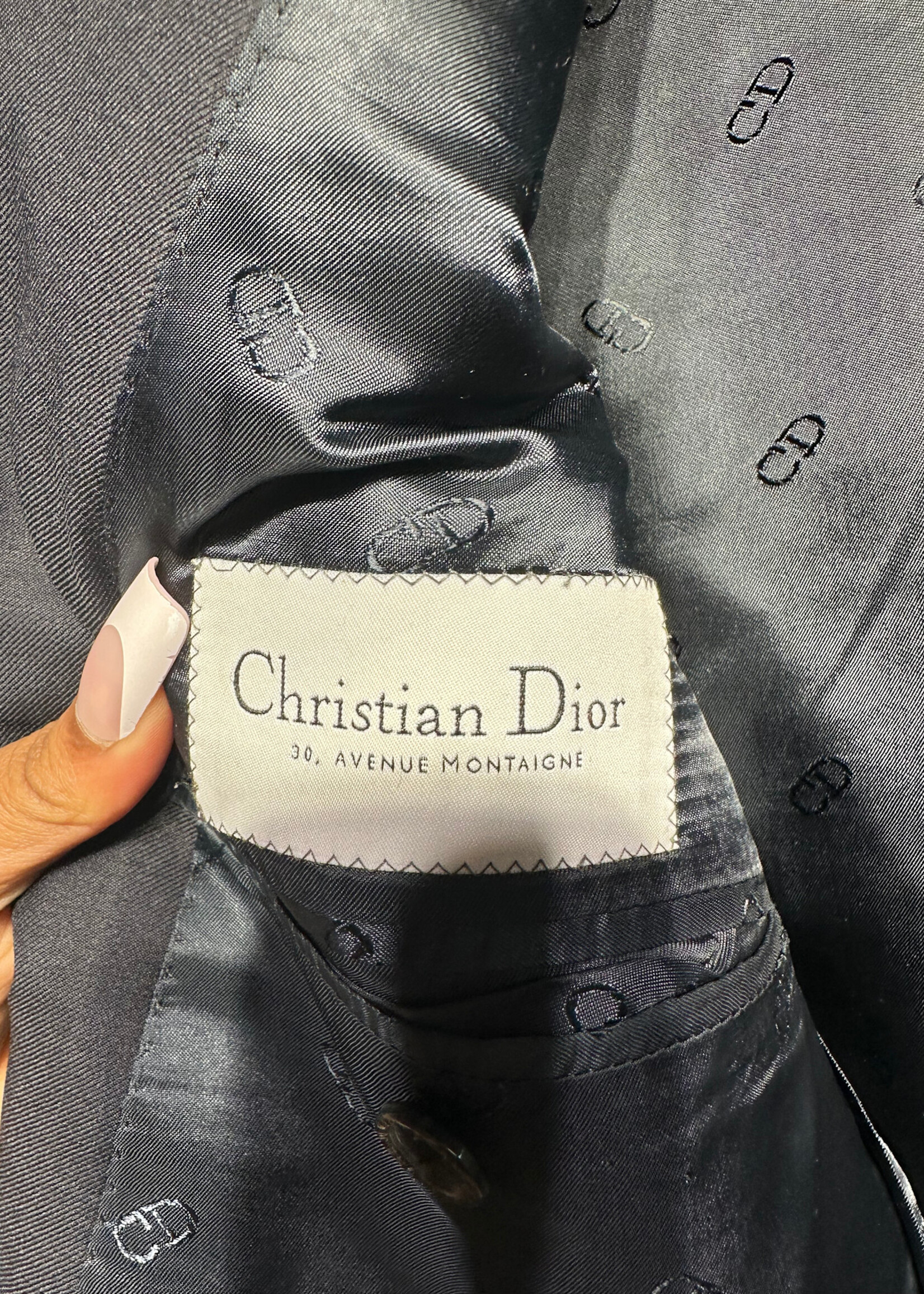 Dior Navy Blue Blazer L
