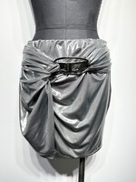 Diesel Silver D Logo Stretch Skirt M/28