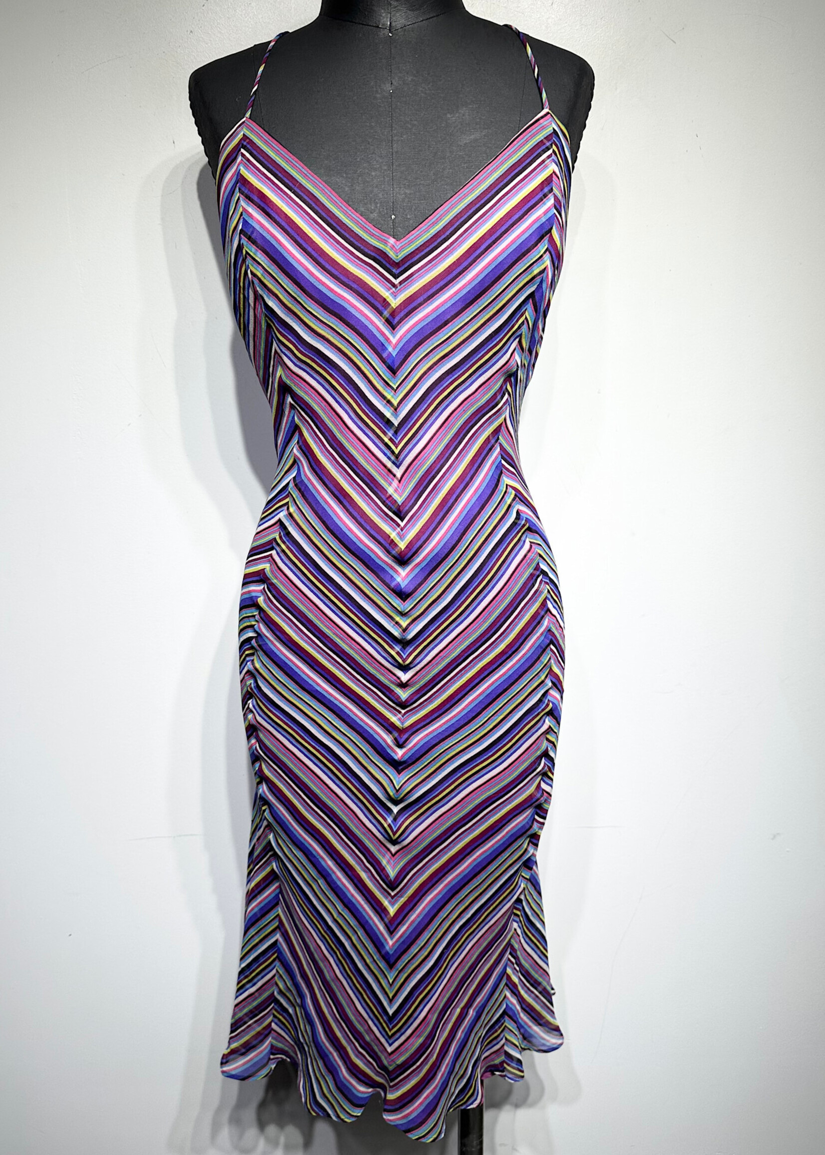 Laundry Shelli Segal Purple Y2K Tank Dress S
