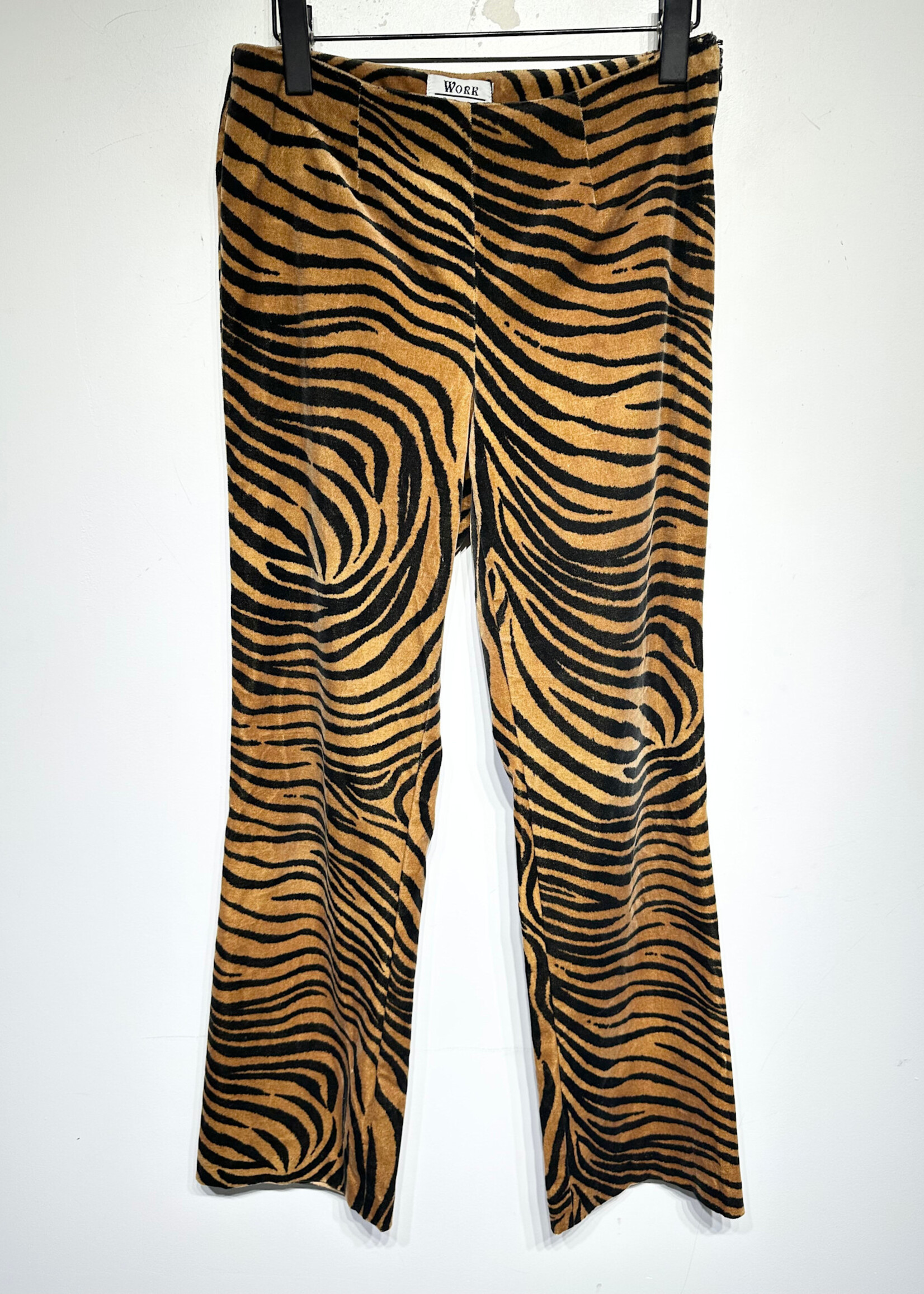 Work Order Tiger Print Vintage Pants 28