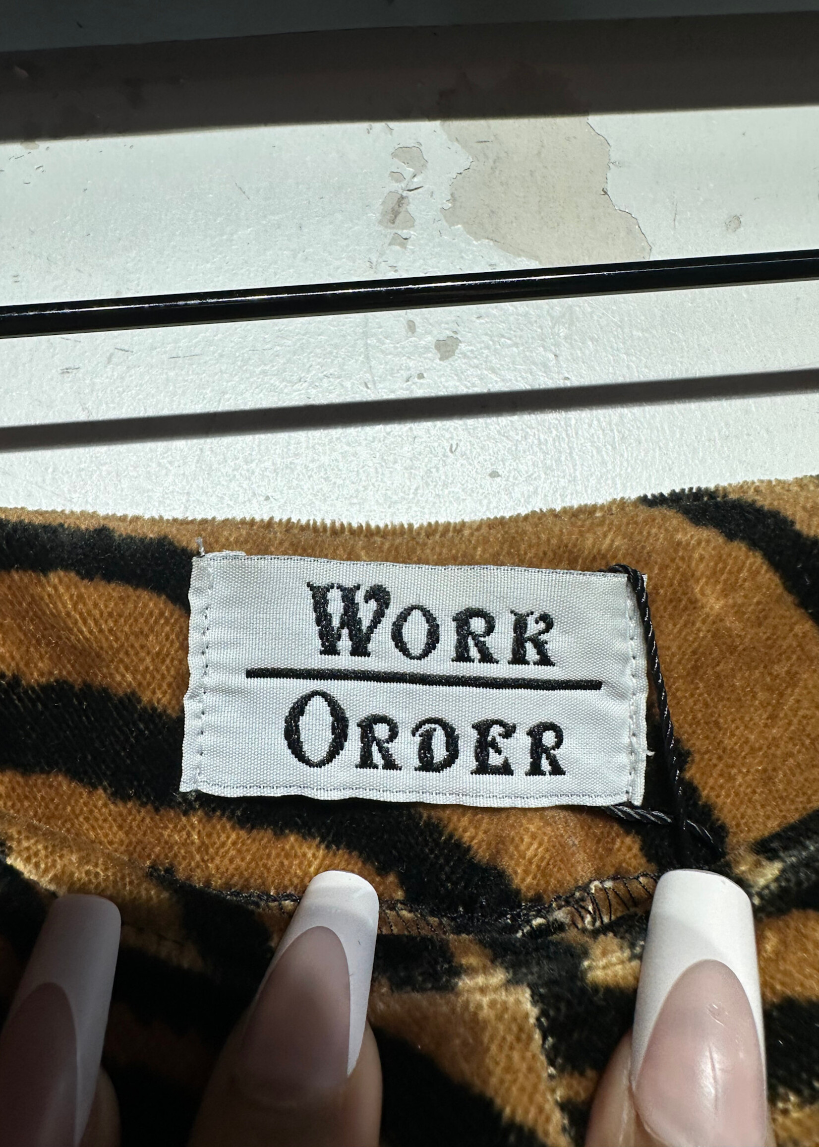 Work Order Tiger Print Vintage Pants 28