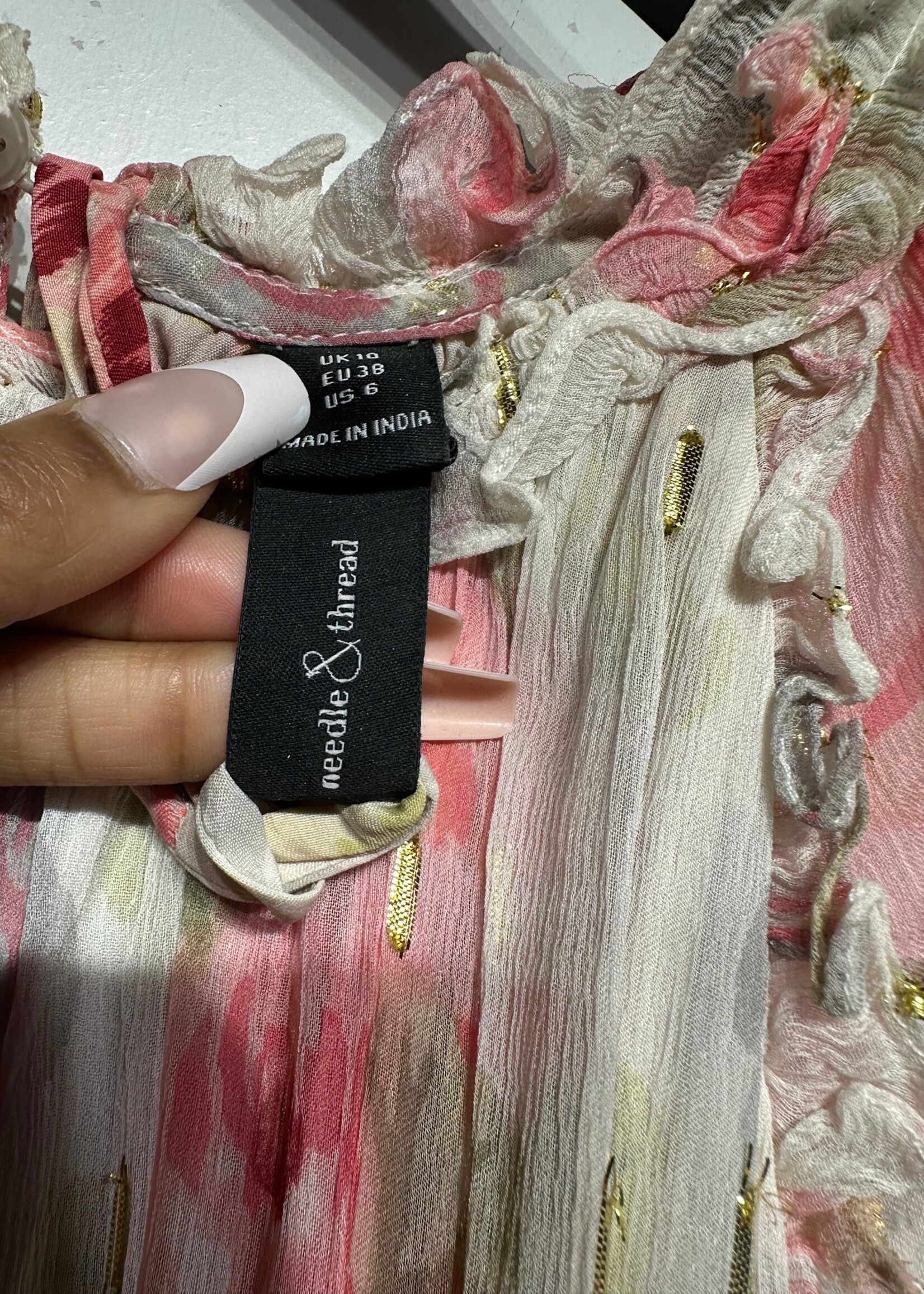 Needle & Thread Floral Maxi Dress 6/M