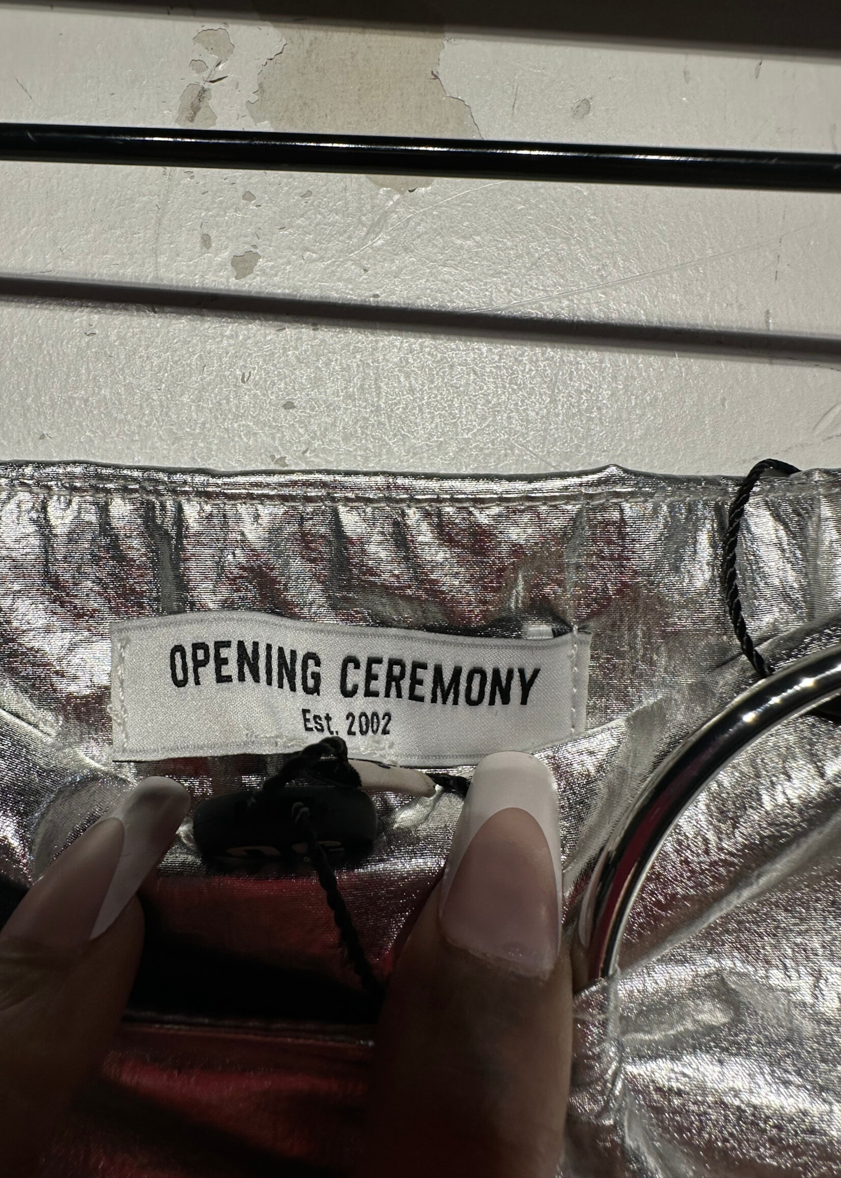 NWT Opening Ceremony Silver Skirt 26
