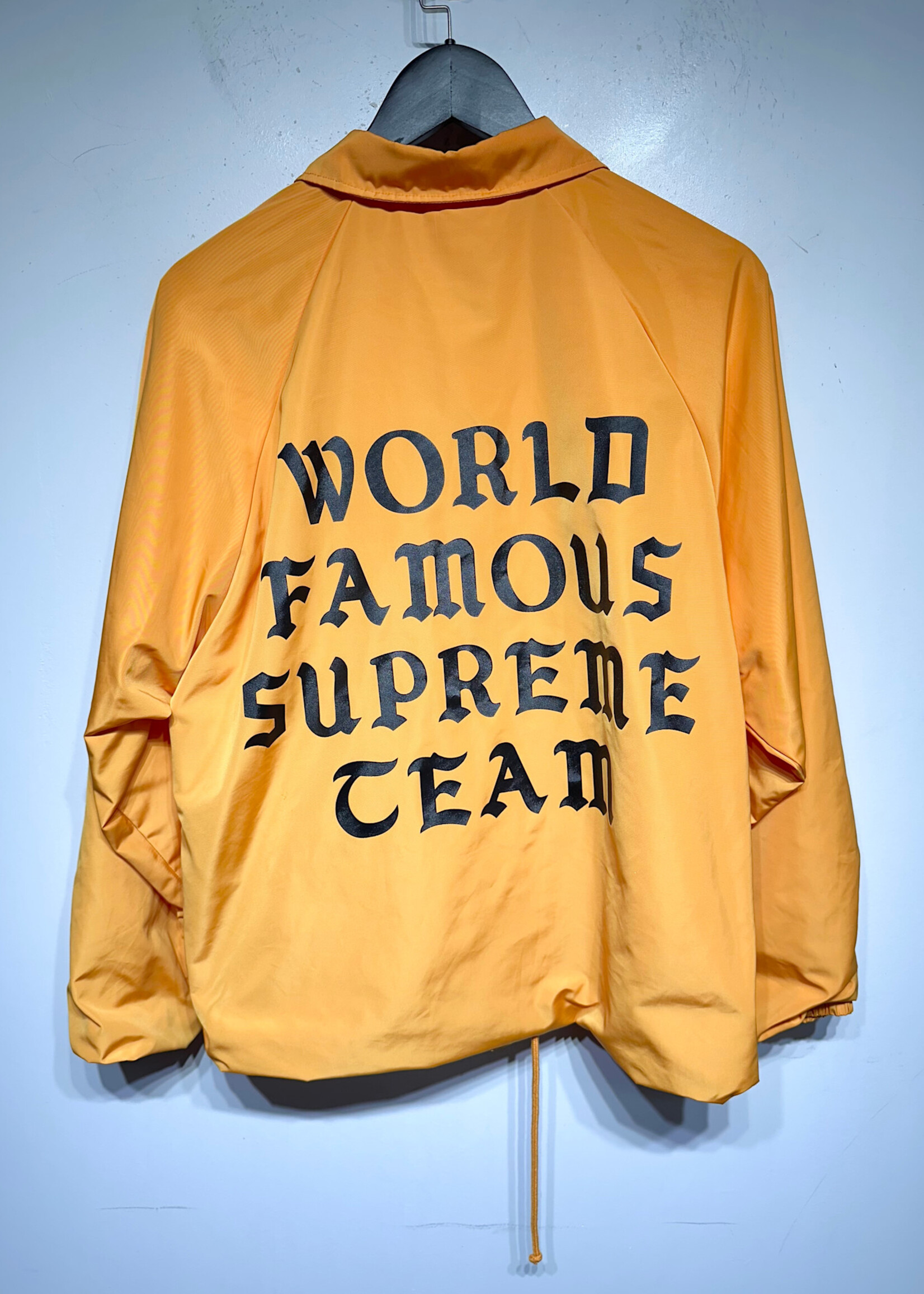 Supreme World Famous Yellow Coaches Jacket M