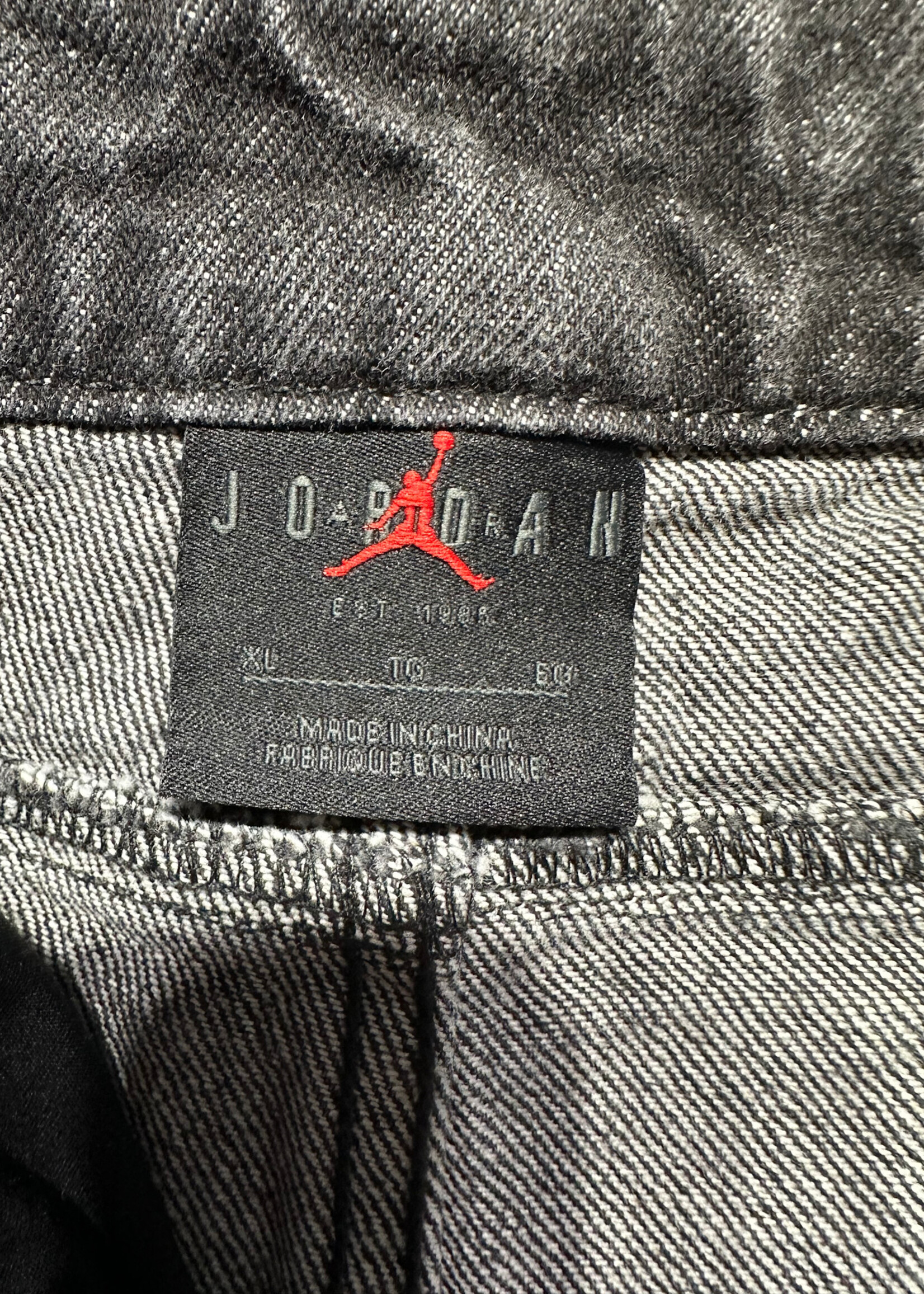 Jordan Brand Black Denim Short Masc 36