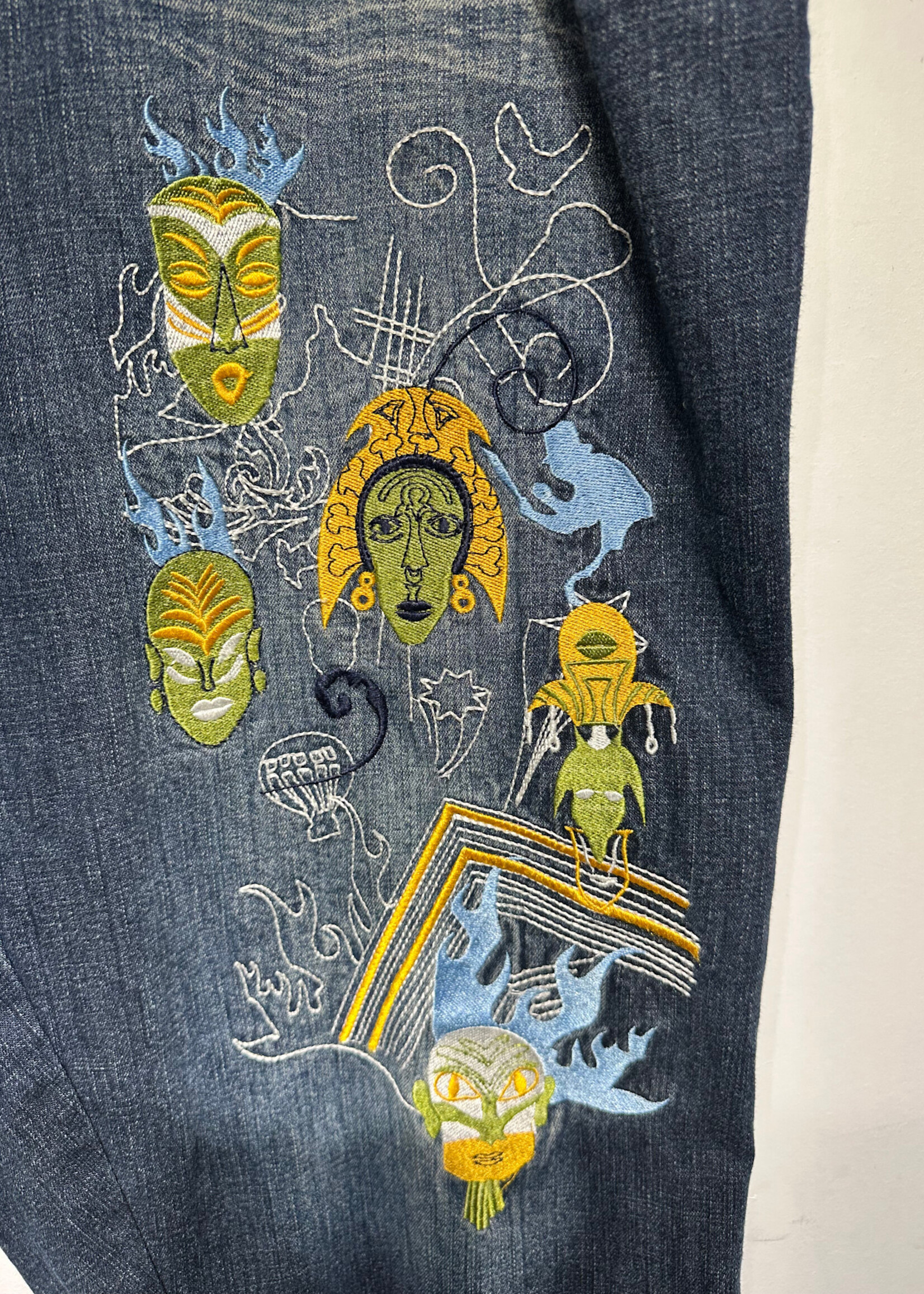Focus 70 Tiki Head Baggy Jeans Masc 38