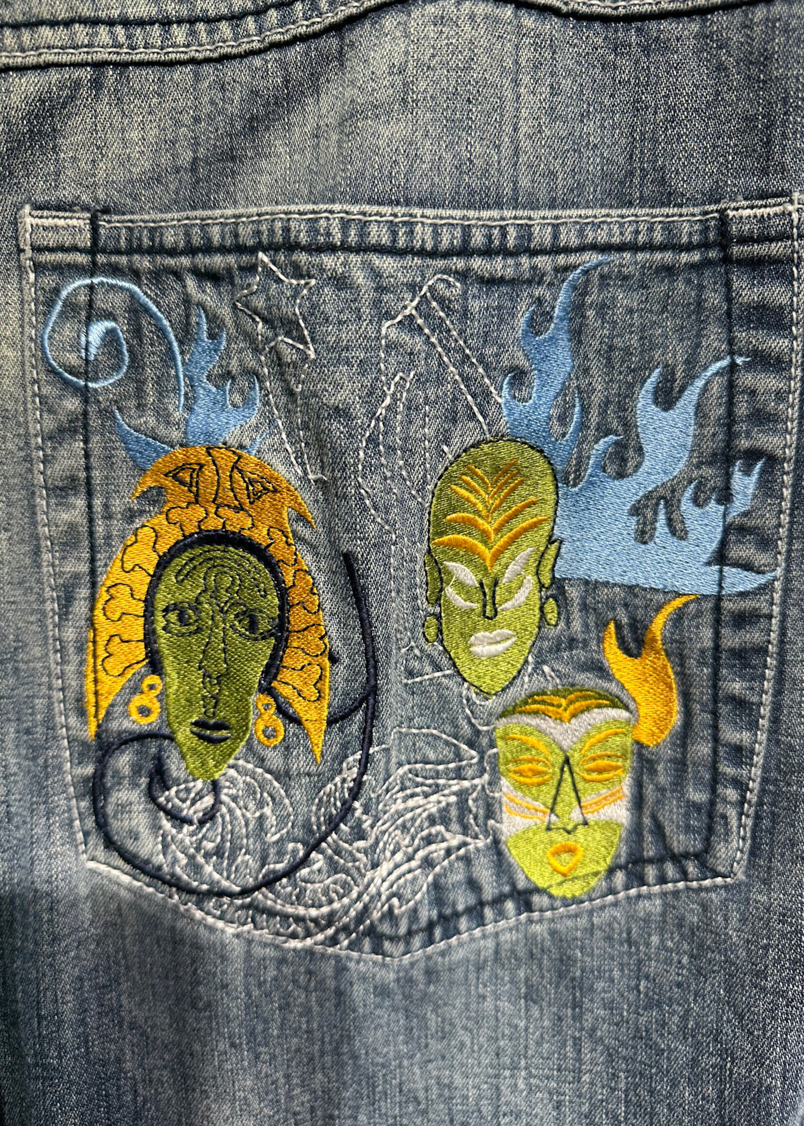 Focus 70 Tiki Head Baggy Jeans Masc 38