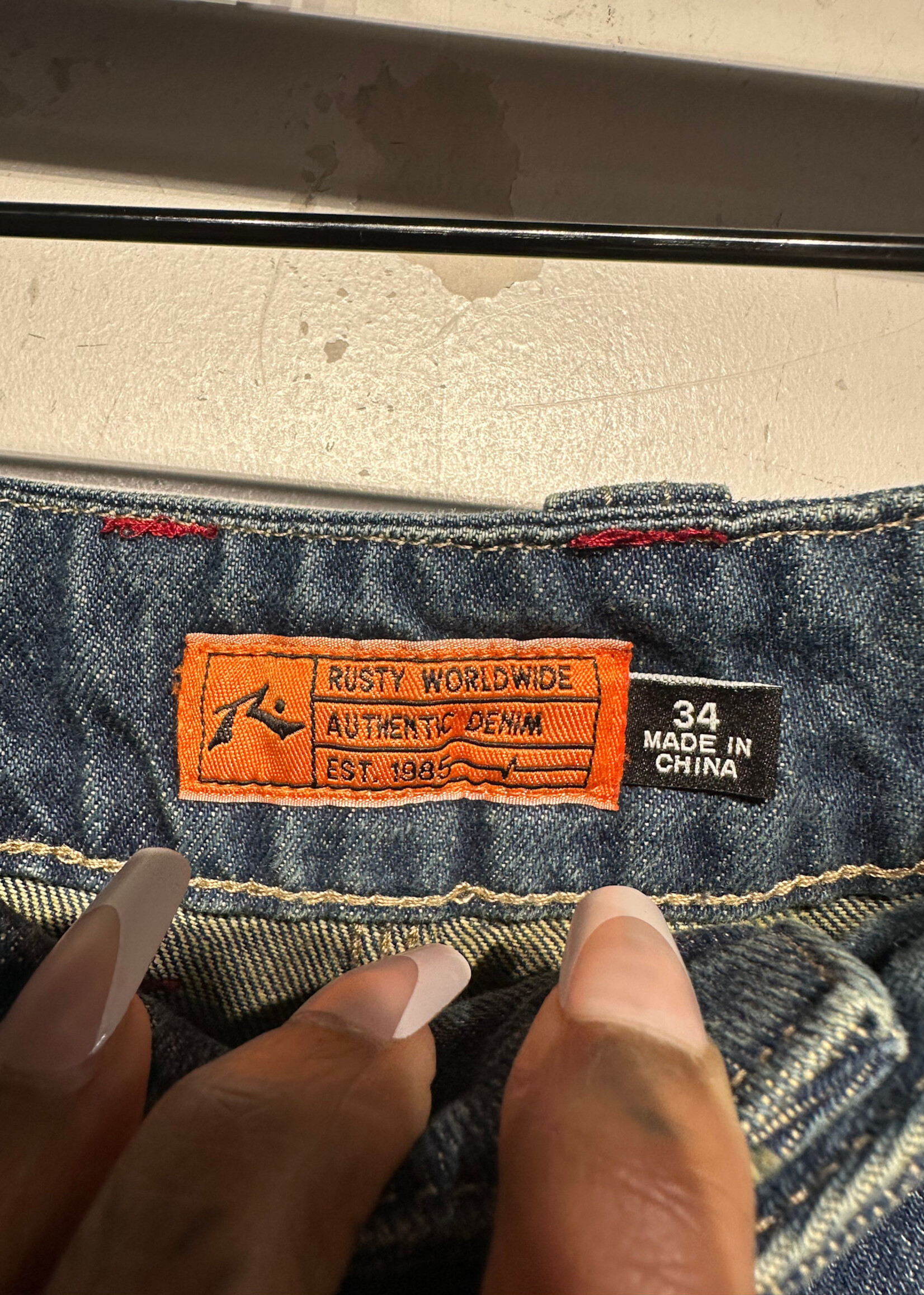 Rusty Sandwash Baggy Jeans Masc 34