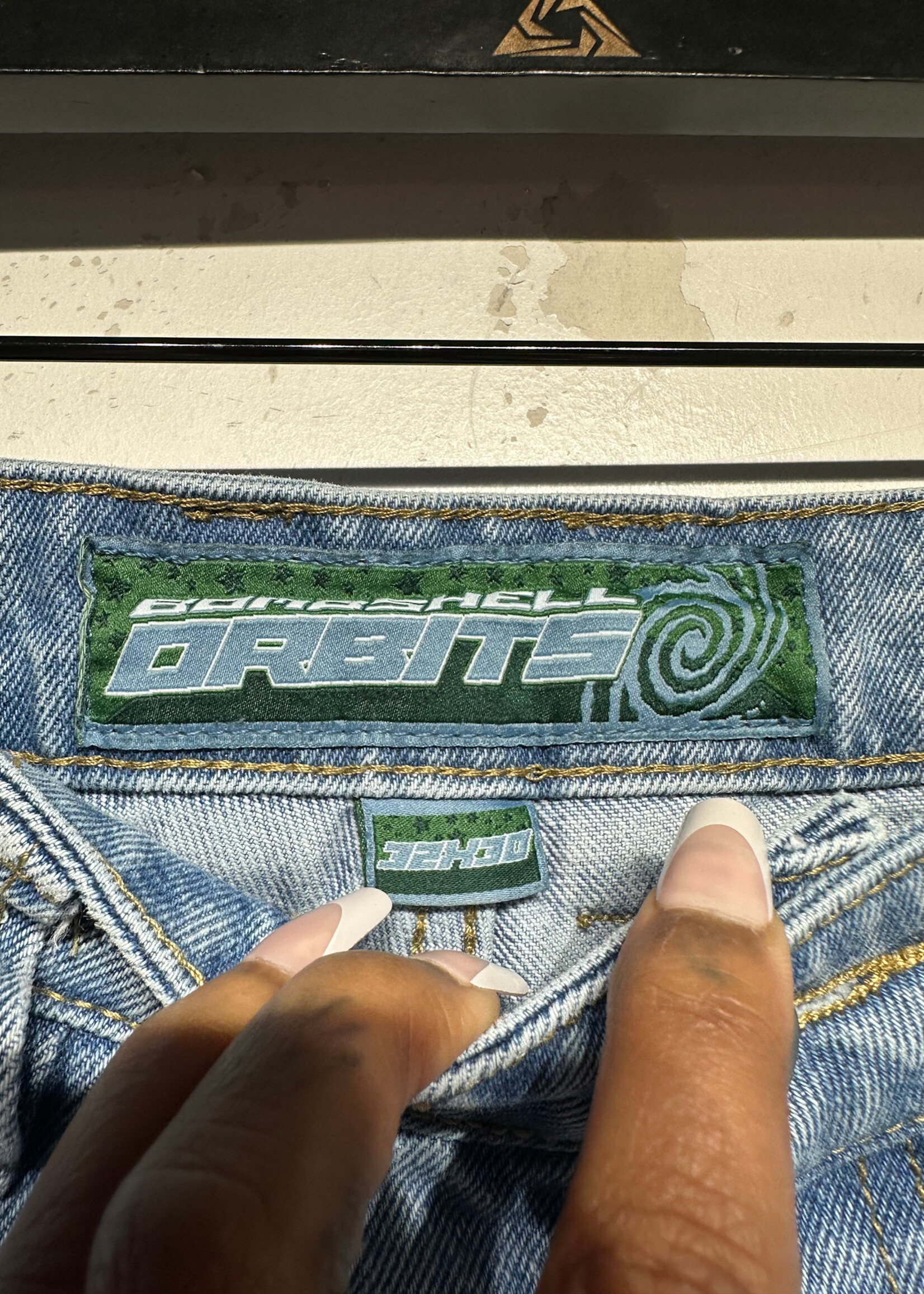 Bombshell Orbits Light Ultra Baggy Jeans Uniisex 32