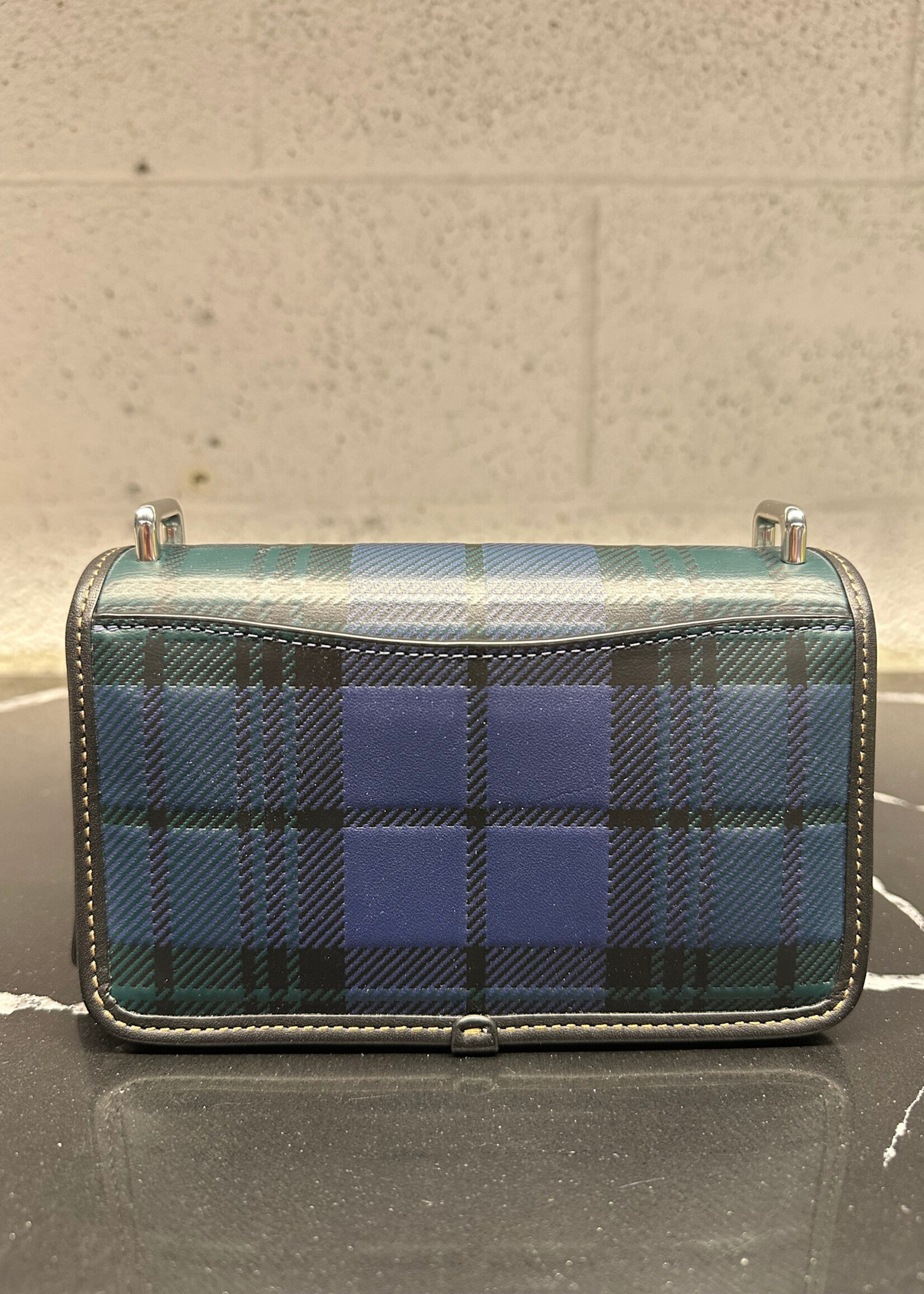 Coach Bandit Plaid Crossbody OS