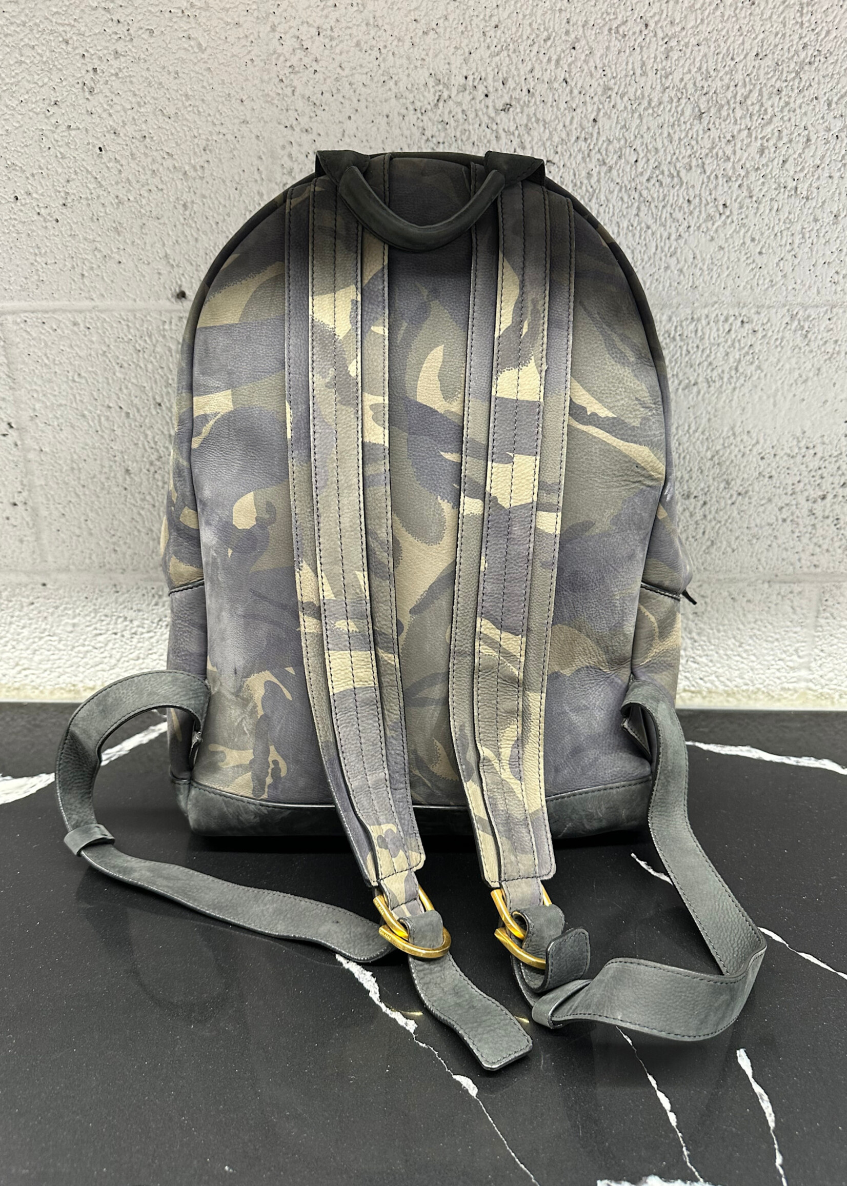Tom Ford Buckley Camo Backpack