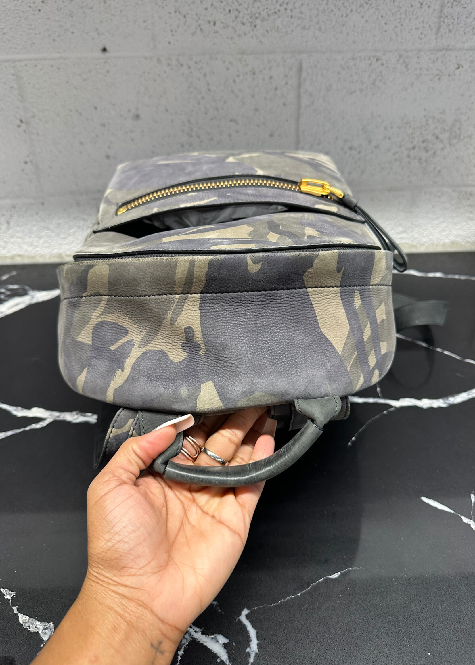 Tom Ford Buckley Camo Backpack