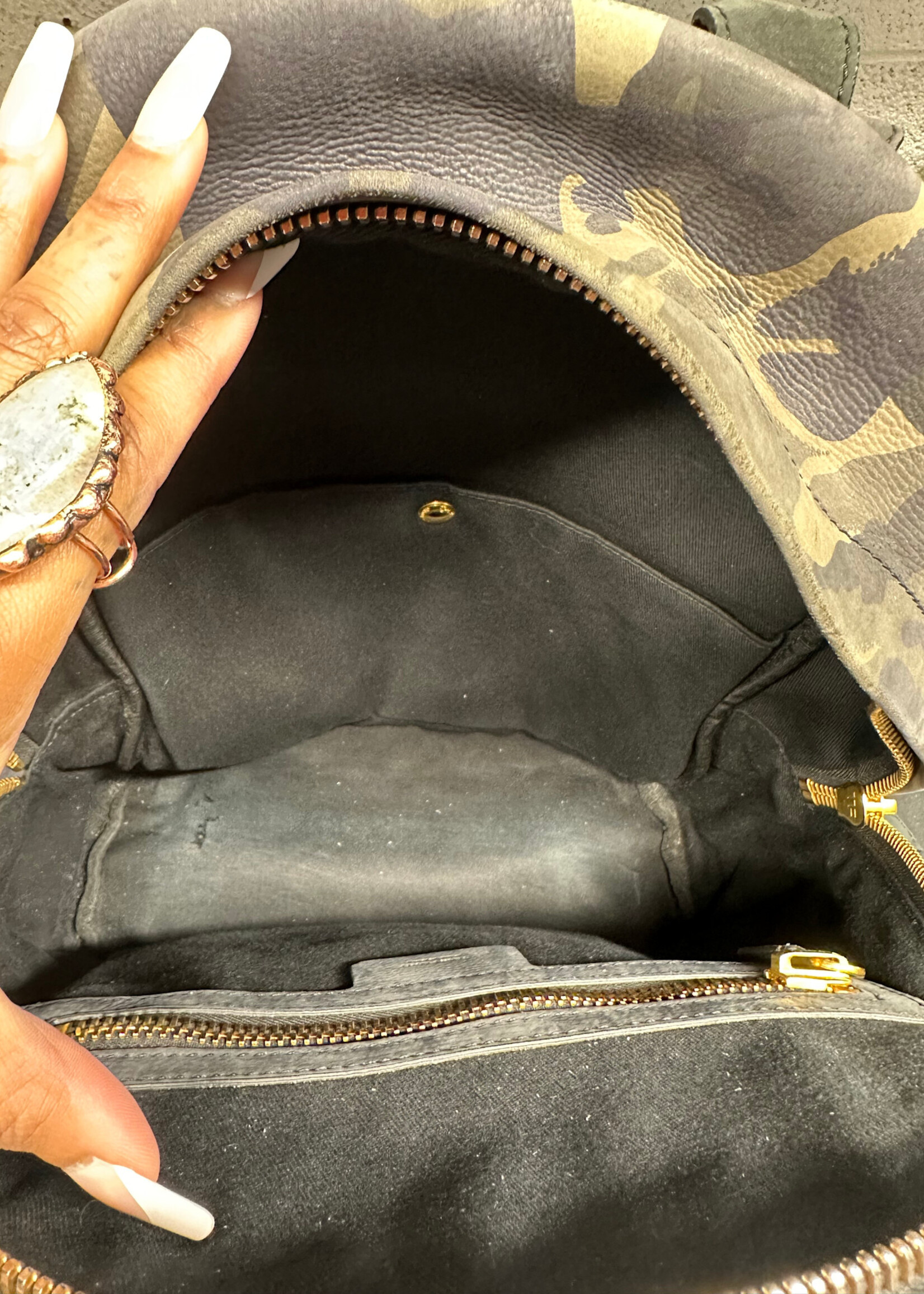 Tom Ford Buckley Camo Backpack